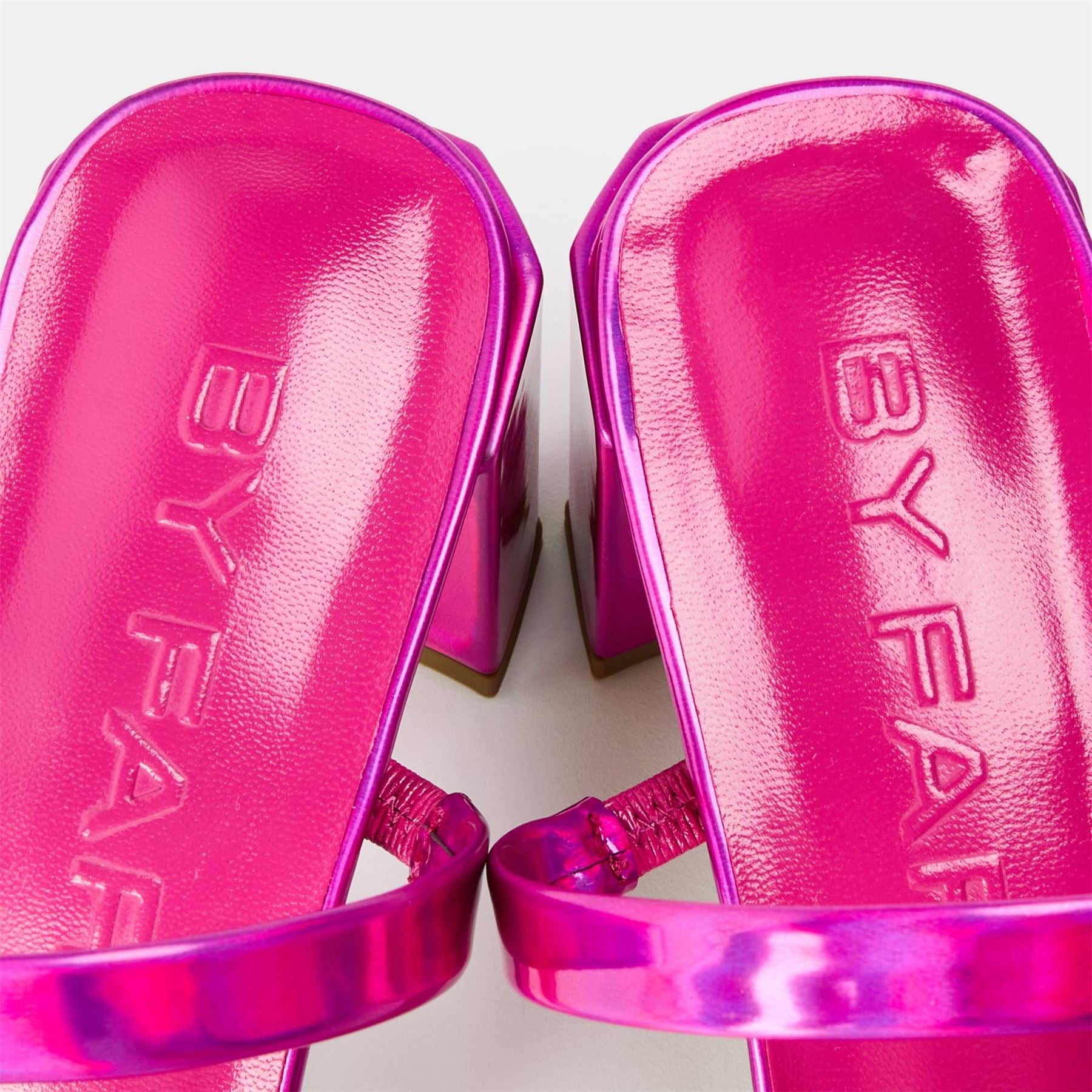 By Far Block Heel Court Shoes