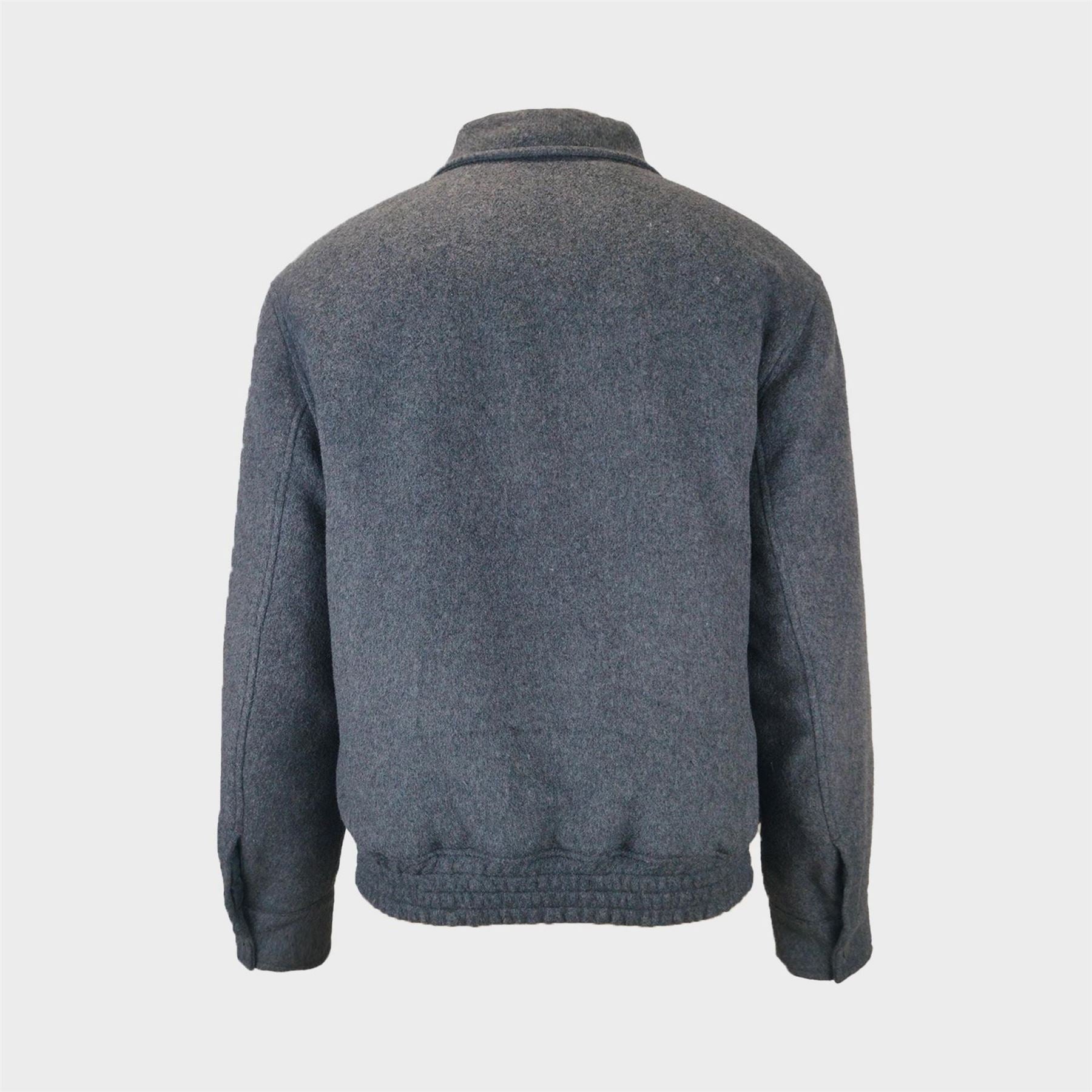 Jack Wills York Wool Long Sleeve Bomber Jacket