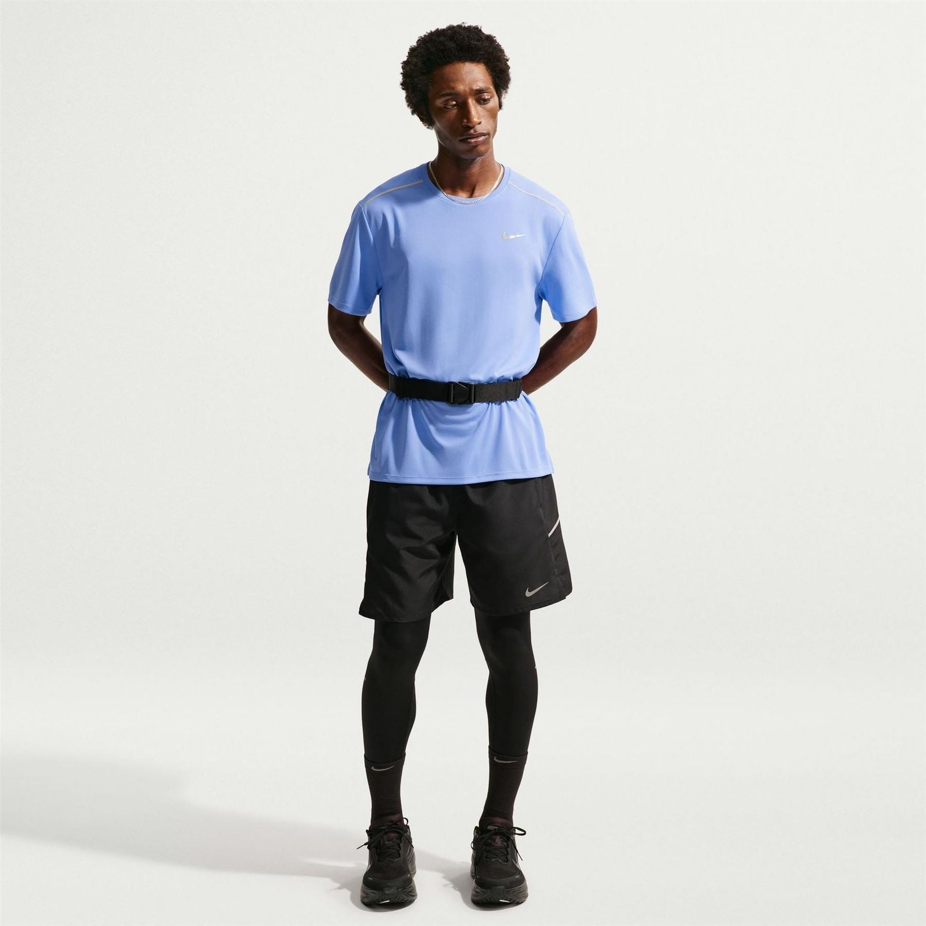 Nike Mens Drifit Miler Running Top