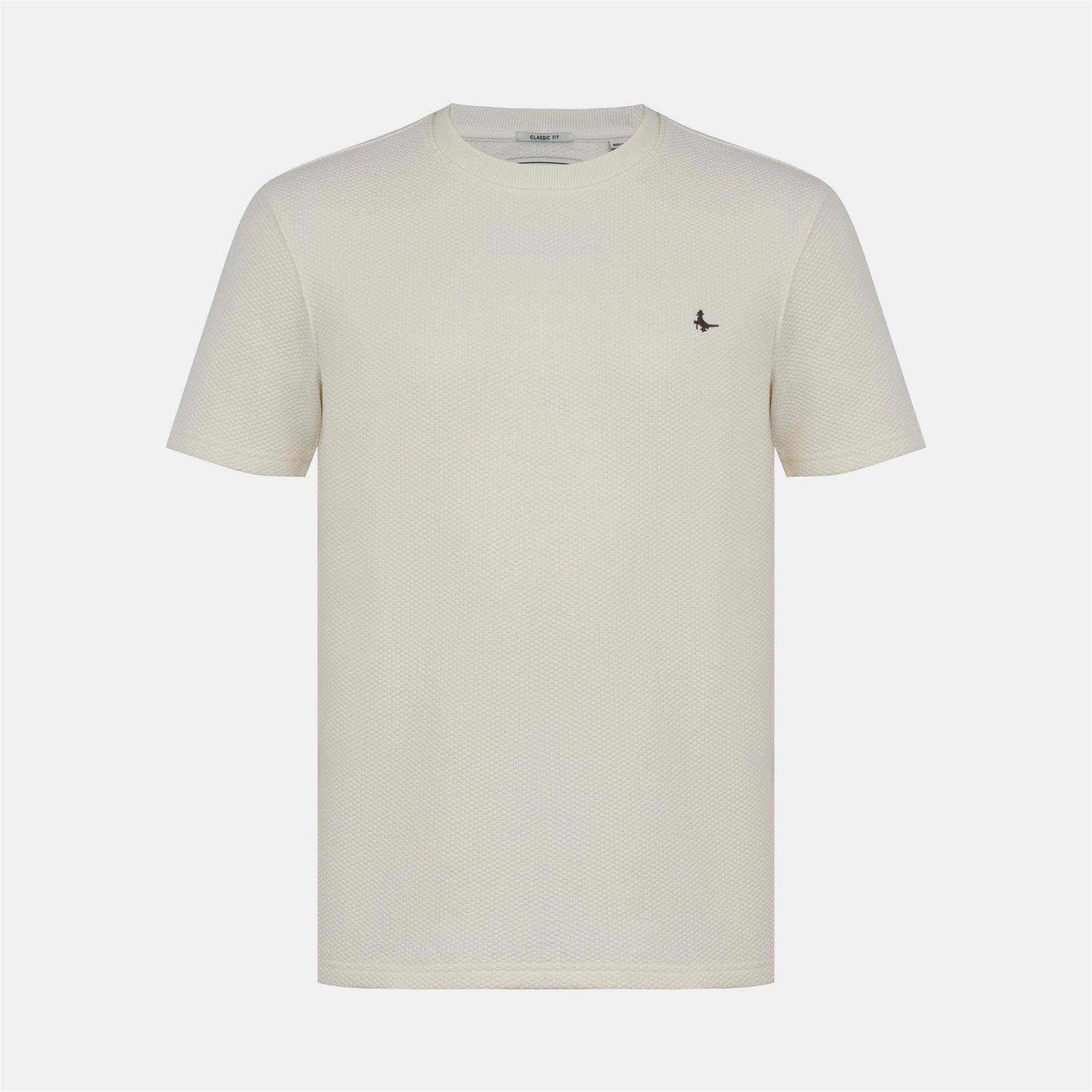 Jack Wills Jw Bubble Texture Cotton Short Sleeve Crew Neck Oversized T-Shirt