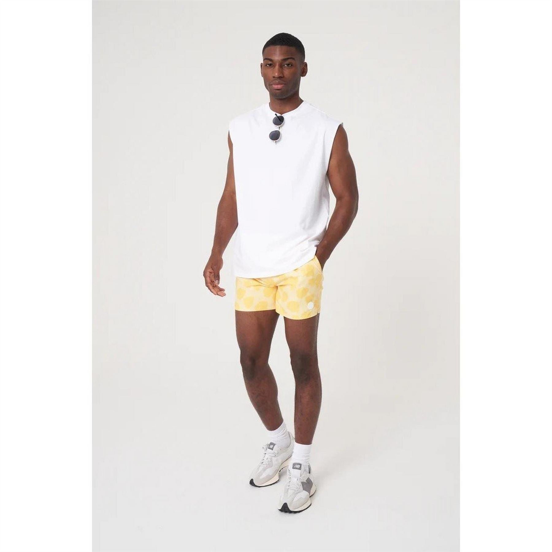 Native Youth Floral Patterned Swim Shorts