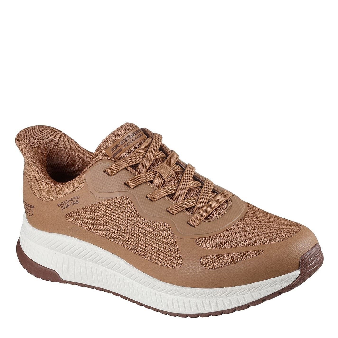 Skechers Mens Bobs Squad 4 Slip On Trainers