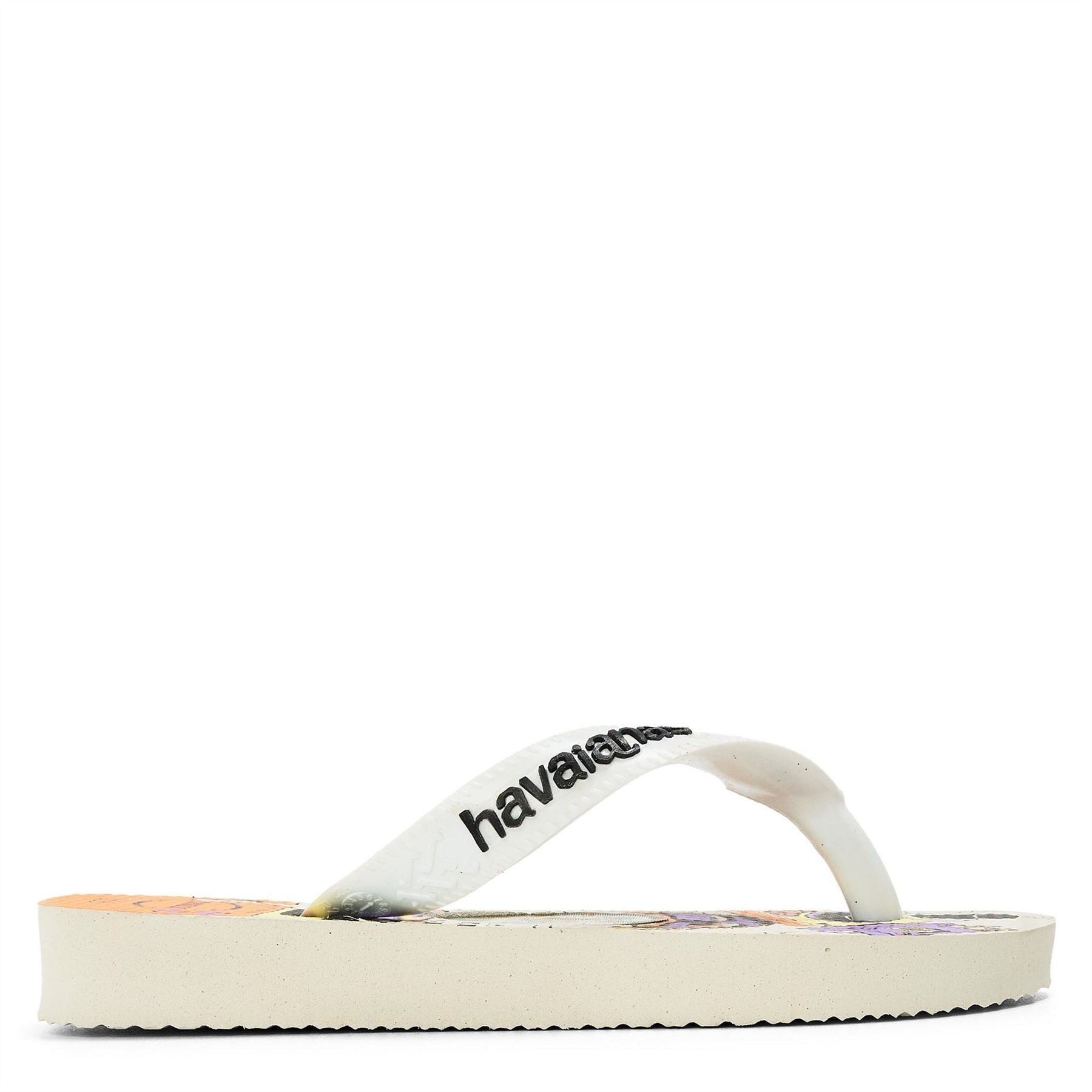 Havaianas Kids Top Holographic White Flip Flops