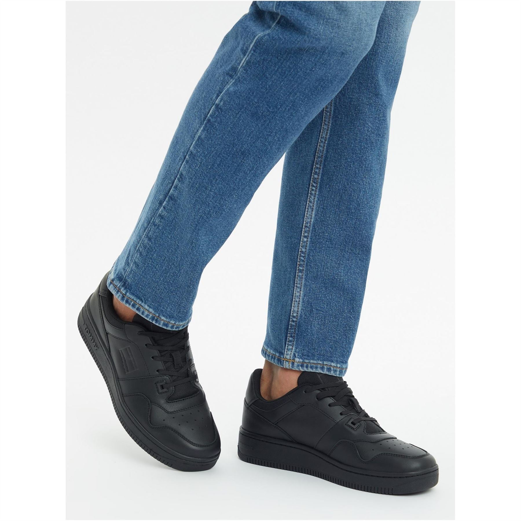 Tommy Jeans Leather Basket Trainers