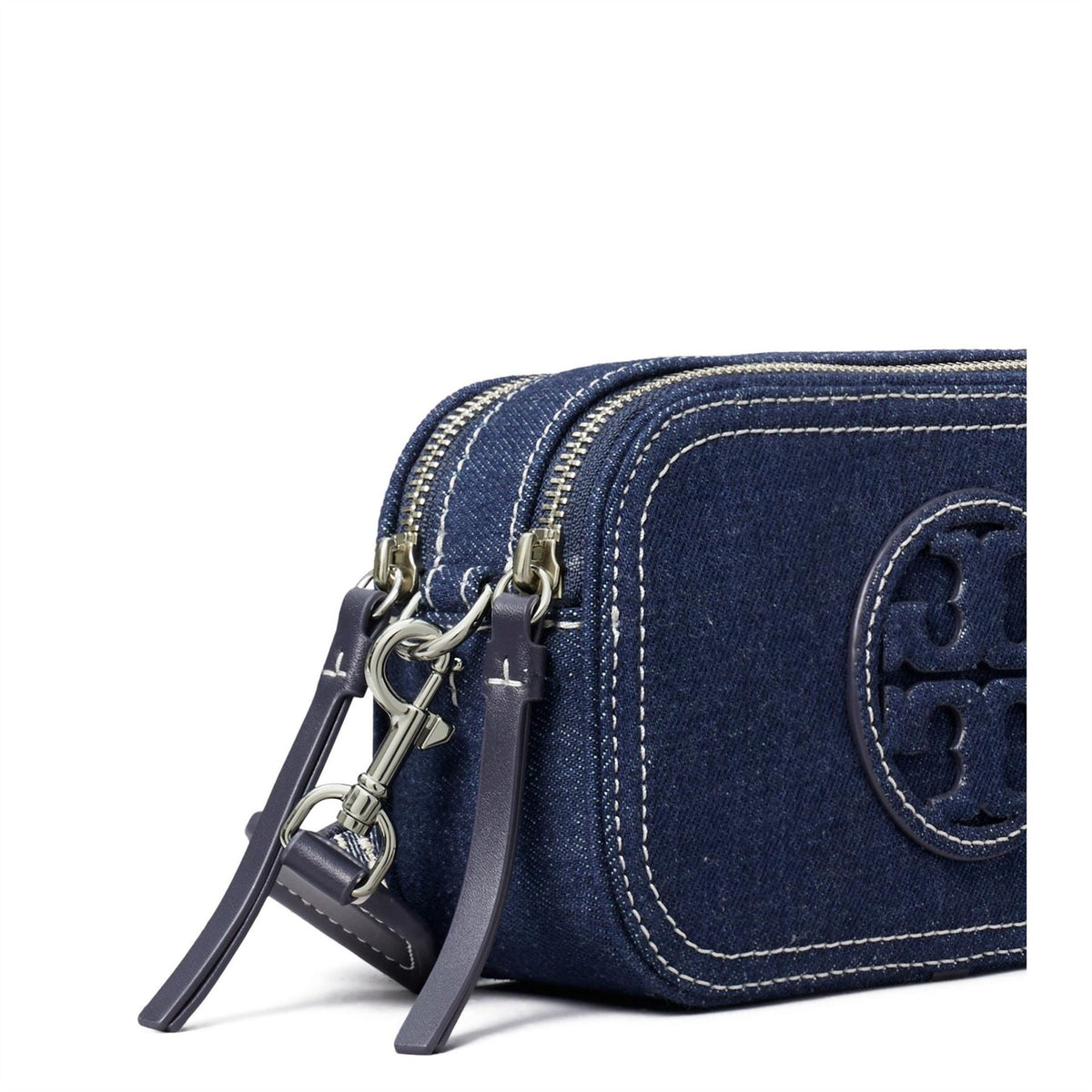 Tory Burch Miller XS Denim Cross Body Bag