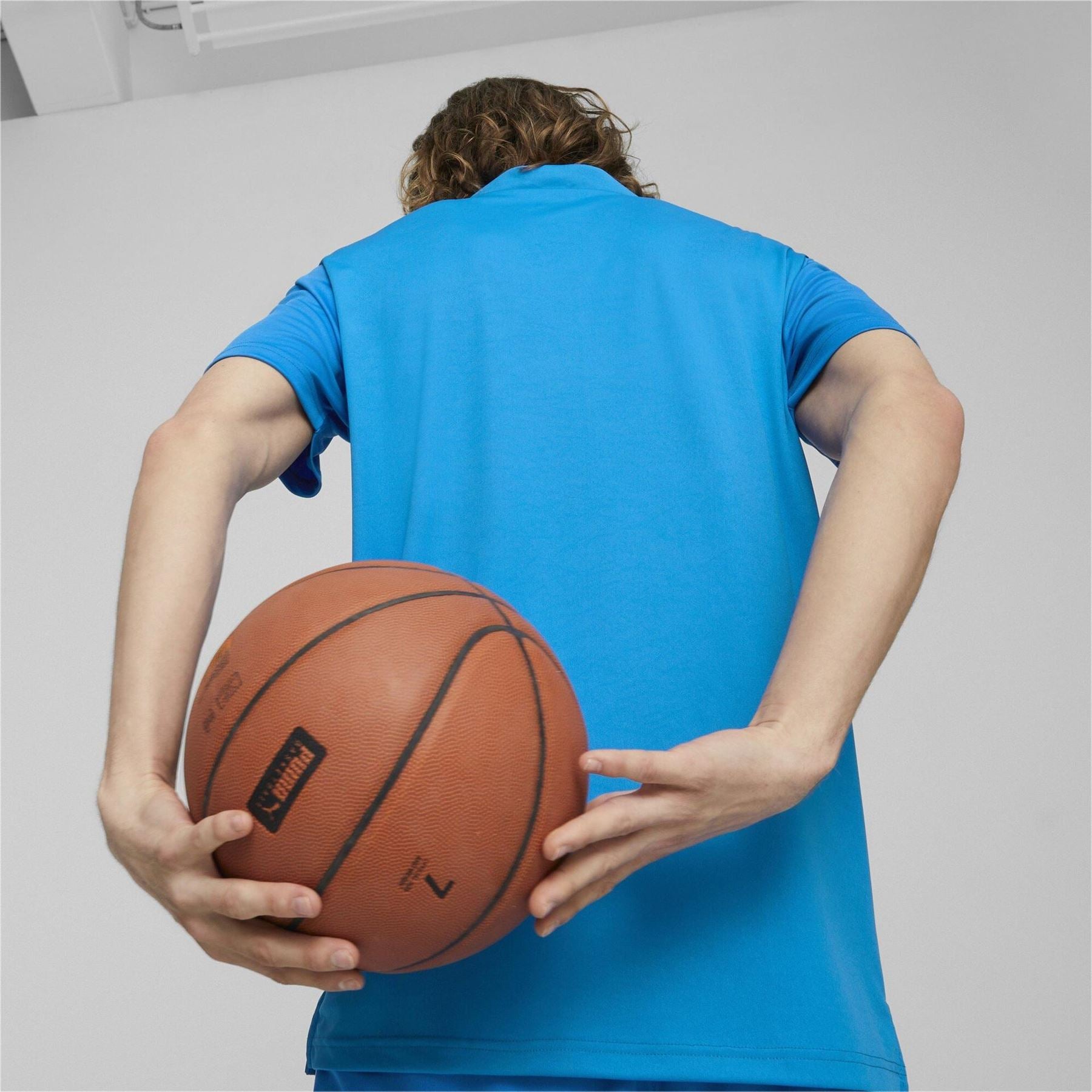Puma Hoops Team Short Sleeve Performance Polo Shirt