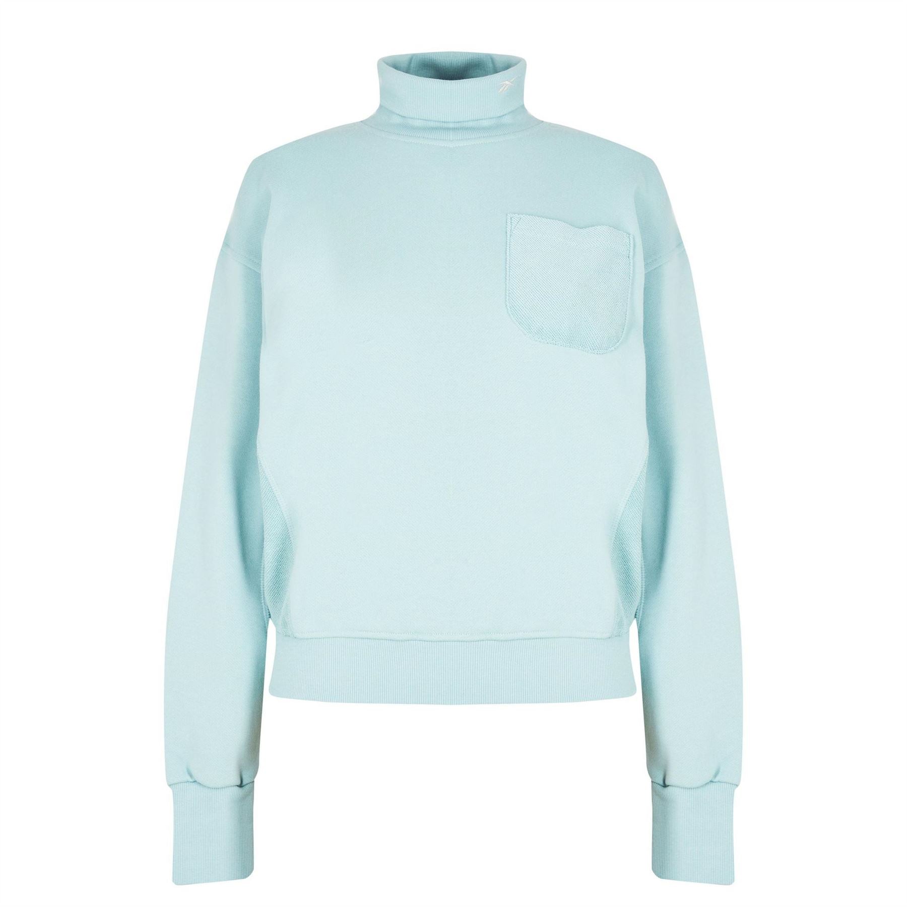 Reebok Wide Cotton Fleece Tracksuit Top