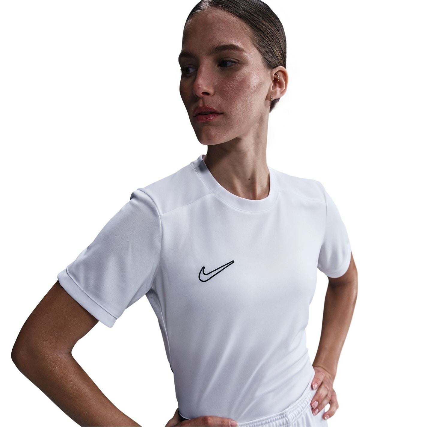 Nike Womens Dri Fit Academy Short Sleeve Football Top
