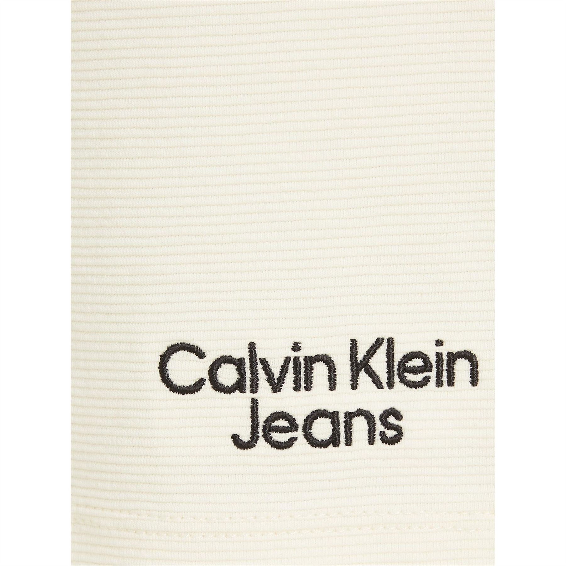 Calvin Klein Jeans Shirt And Logo Short Set Juniors