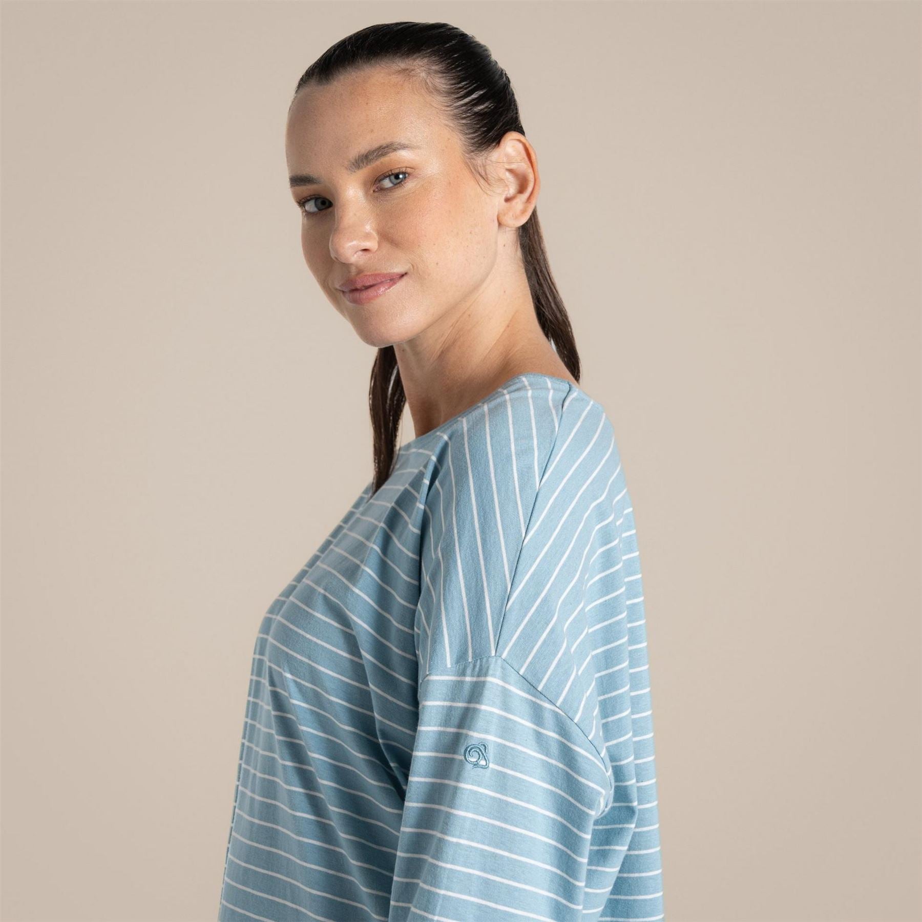Craghoppers Kielder Crew Neck Long Sleeve Drop Shoulder T-Shirt
