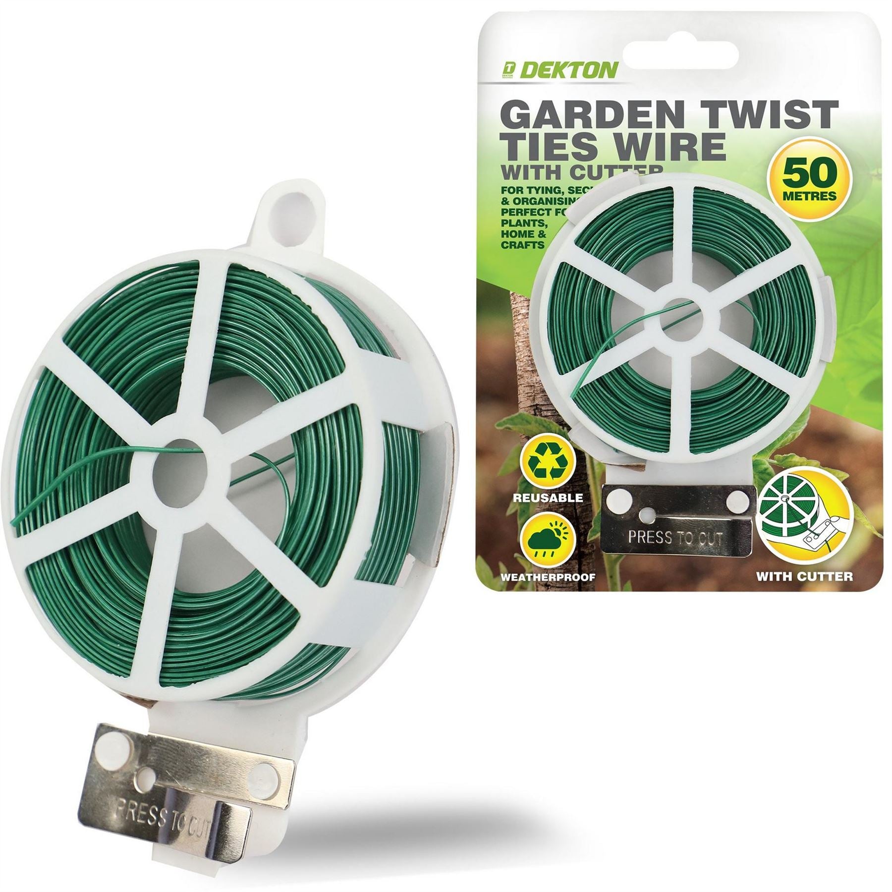 Dekton 50m Garden Twist Tie