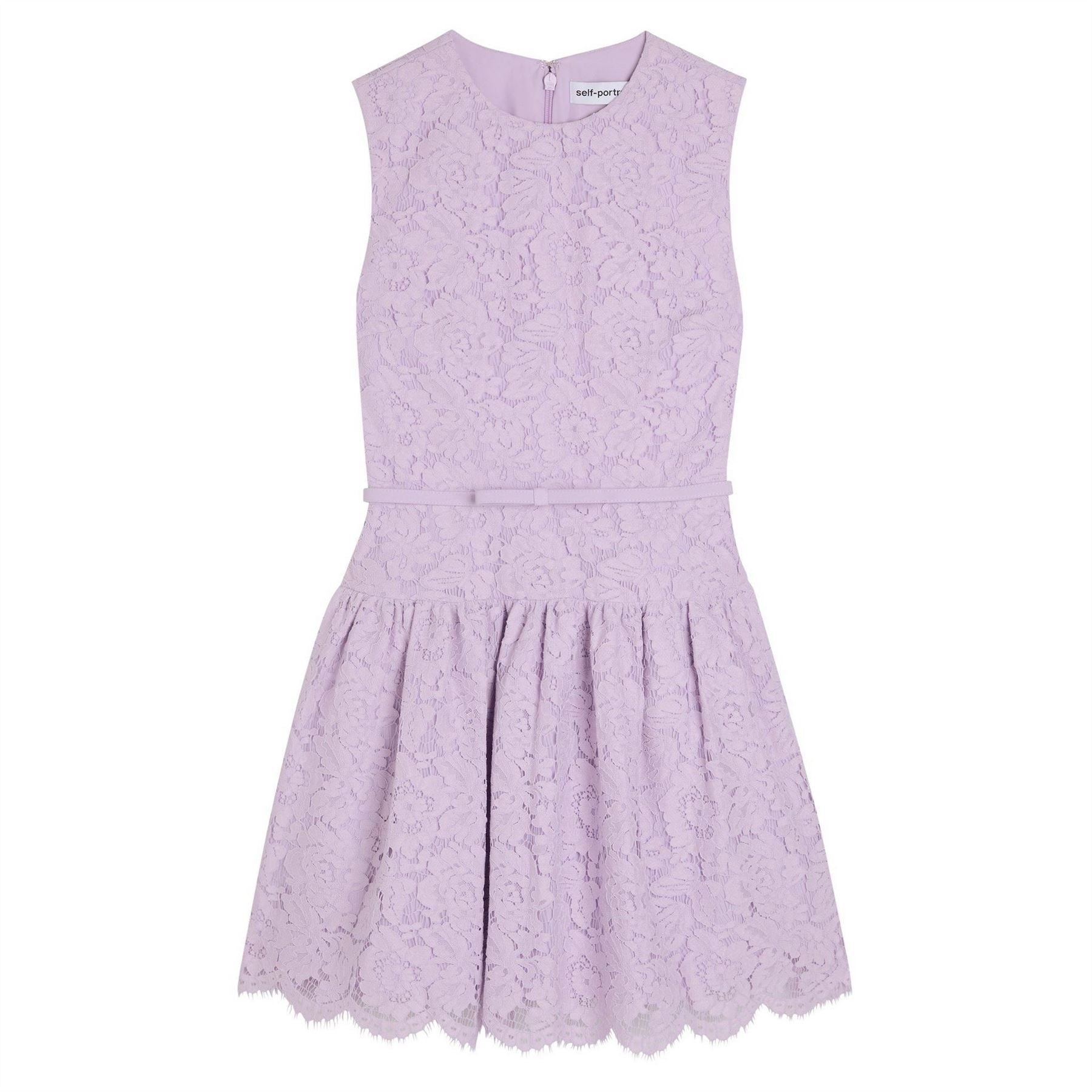 Self Portrait Lace Sleeveless Mini Dress
