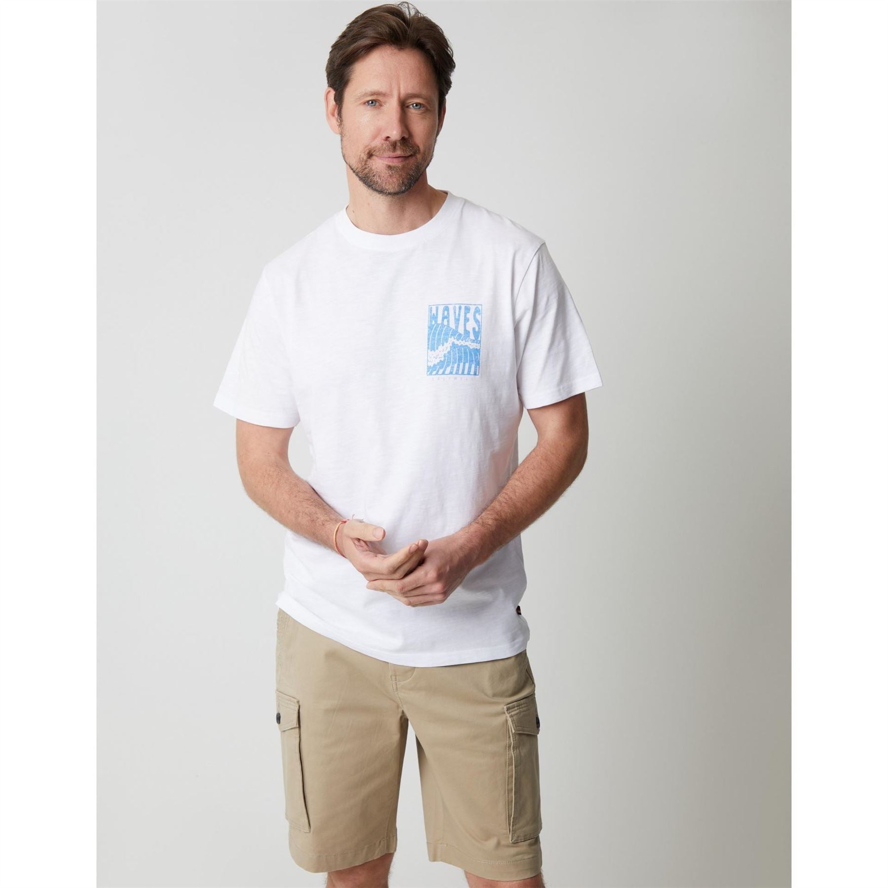Saltwell Argyle Regular Fit Short Sleeve T-Shirt