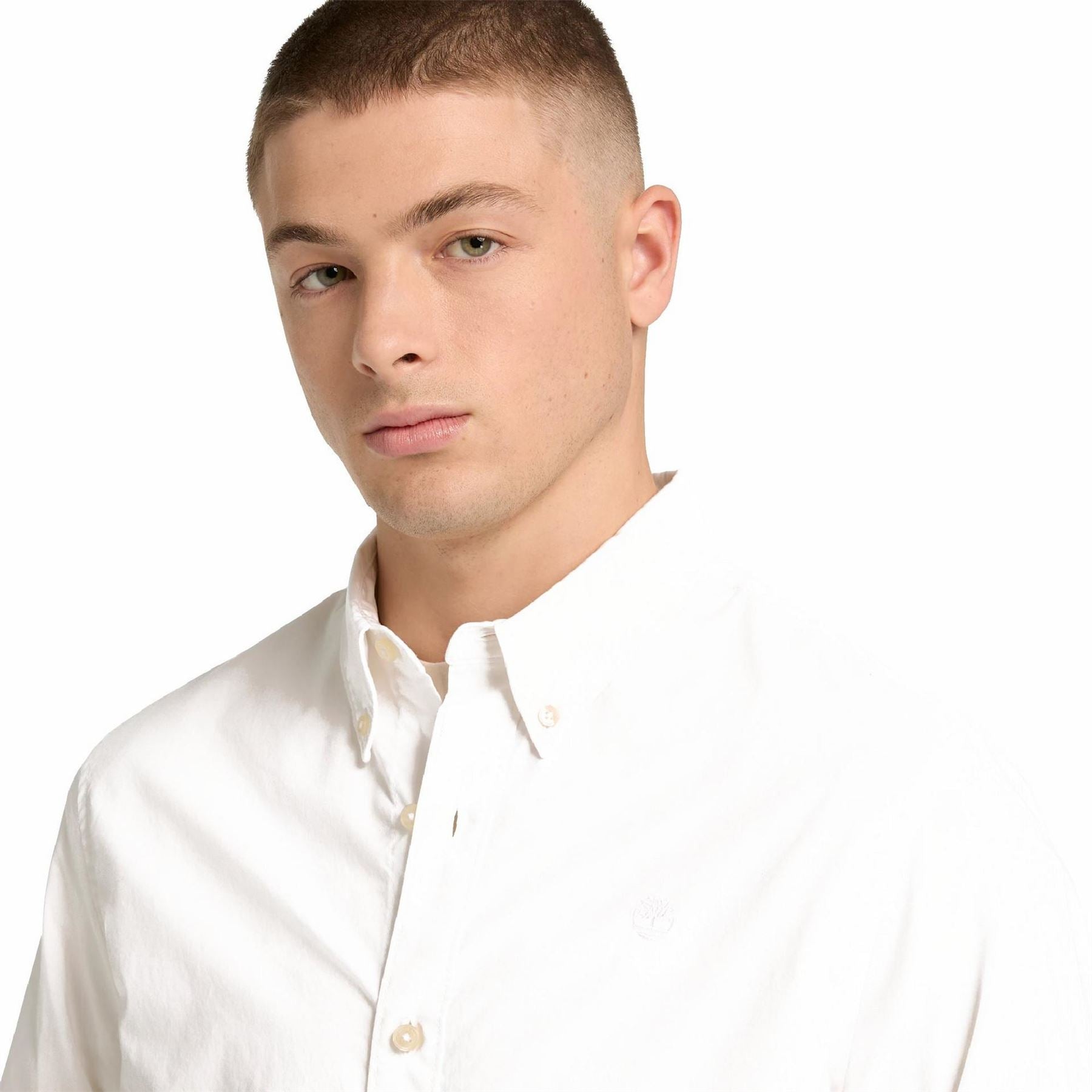 Timberland Long Sleeve Stretch Poplin Shirt bl
