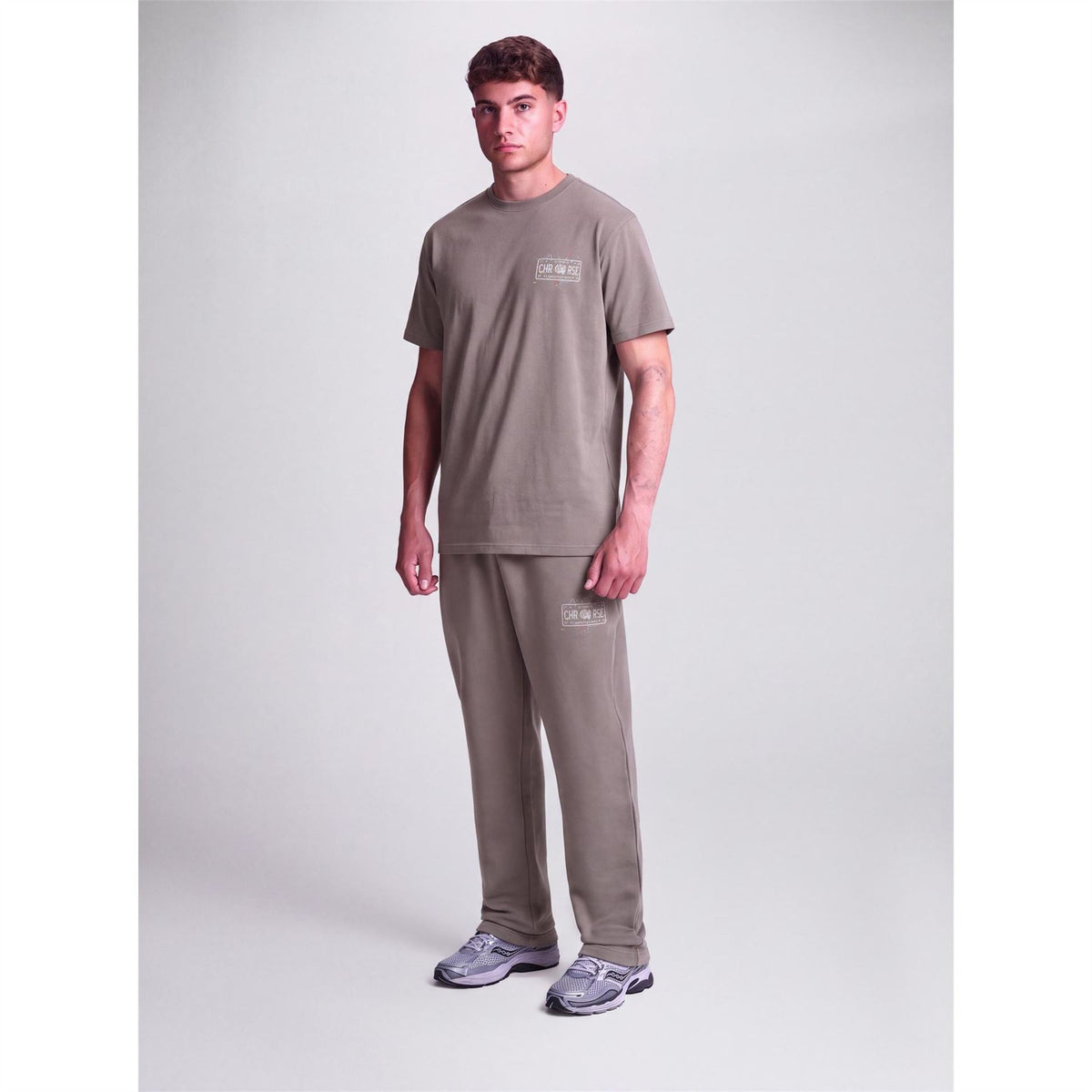 Christian Rose Left Pocket Paint Splat Cotton Joggers