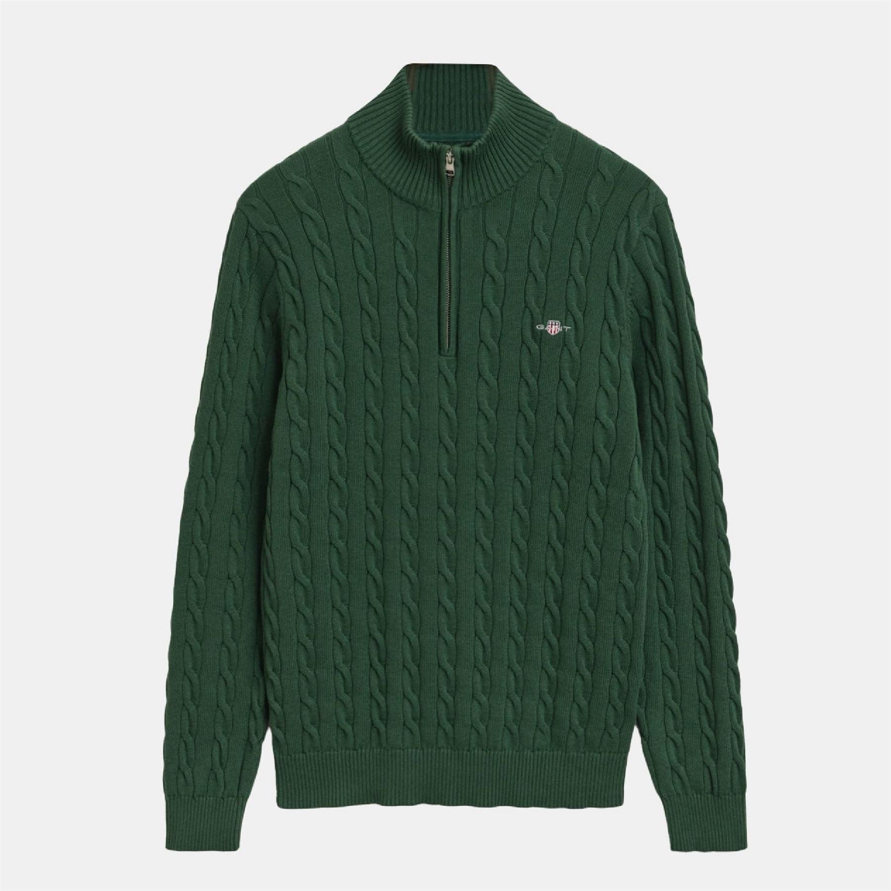 Gant Cable Half Zip Fleece