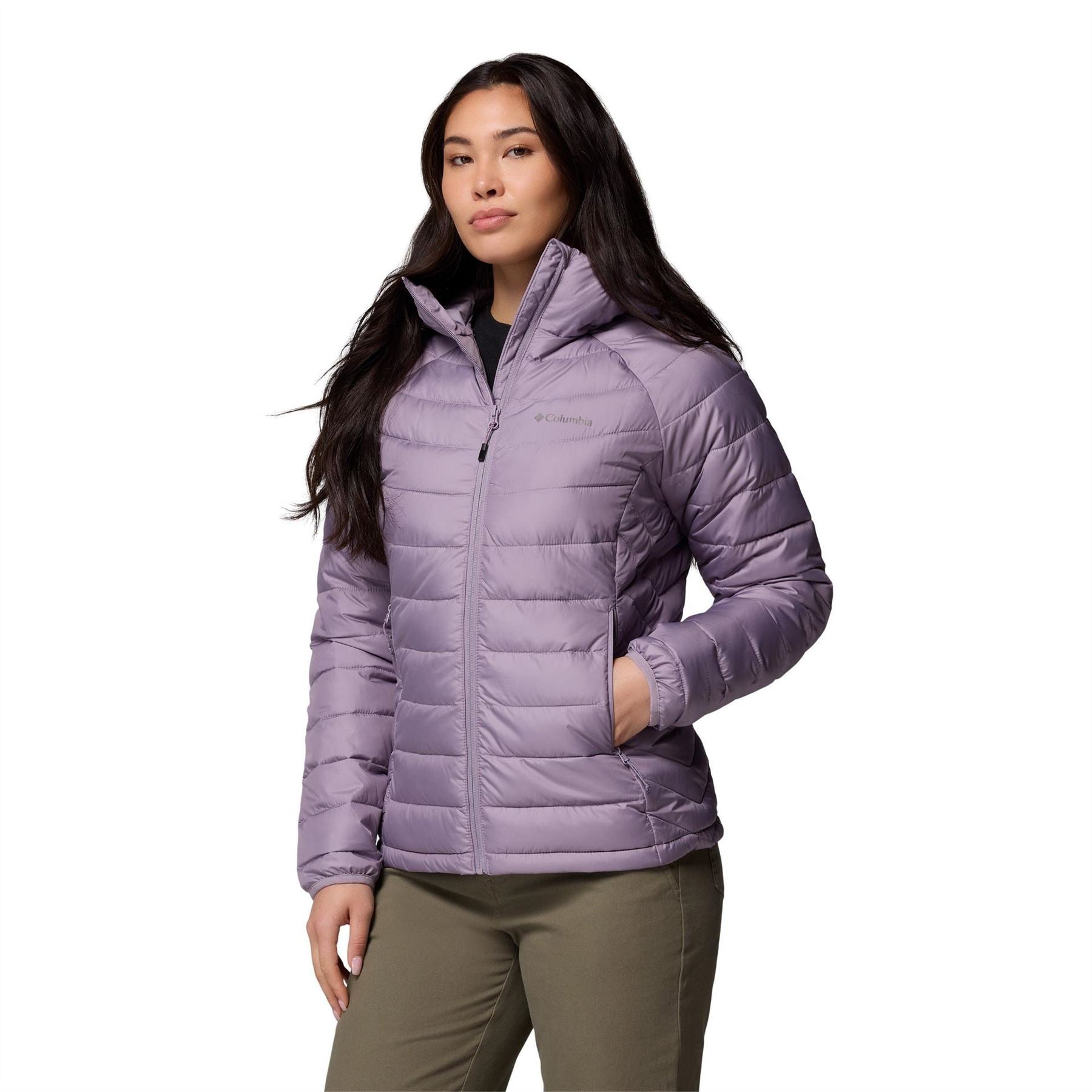 Columbia Powder Lite II Water and Wind Resistant Long Sleeve Insulated Puffer Jacket