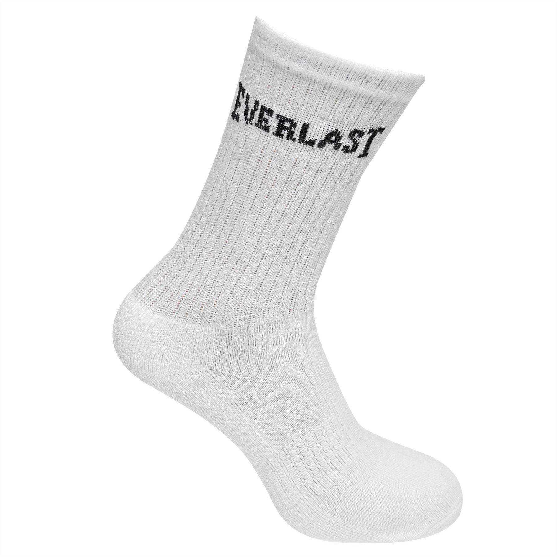 Everlast Mens 3 Pack Crew Socks