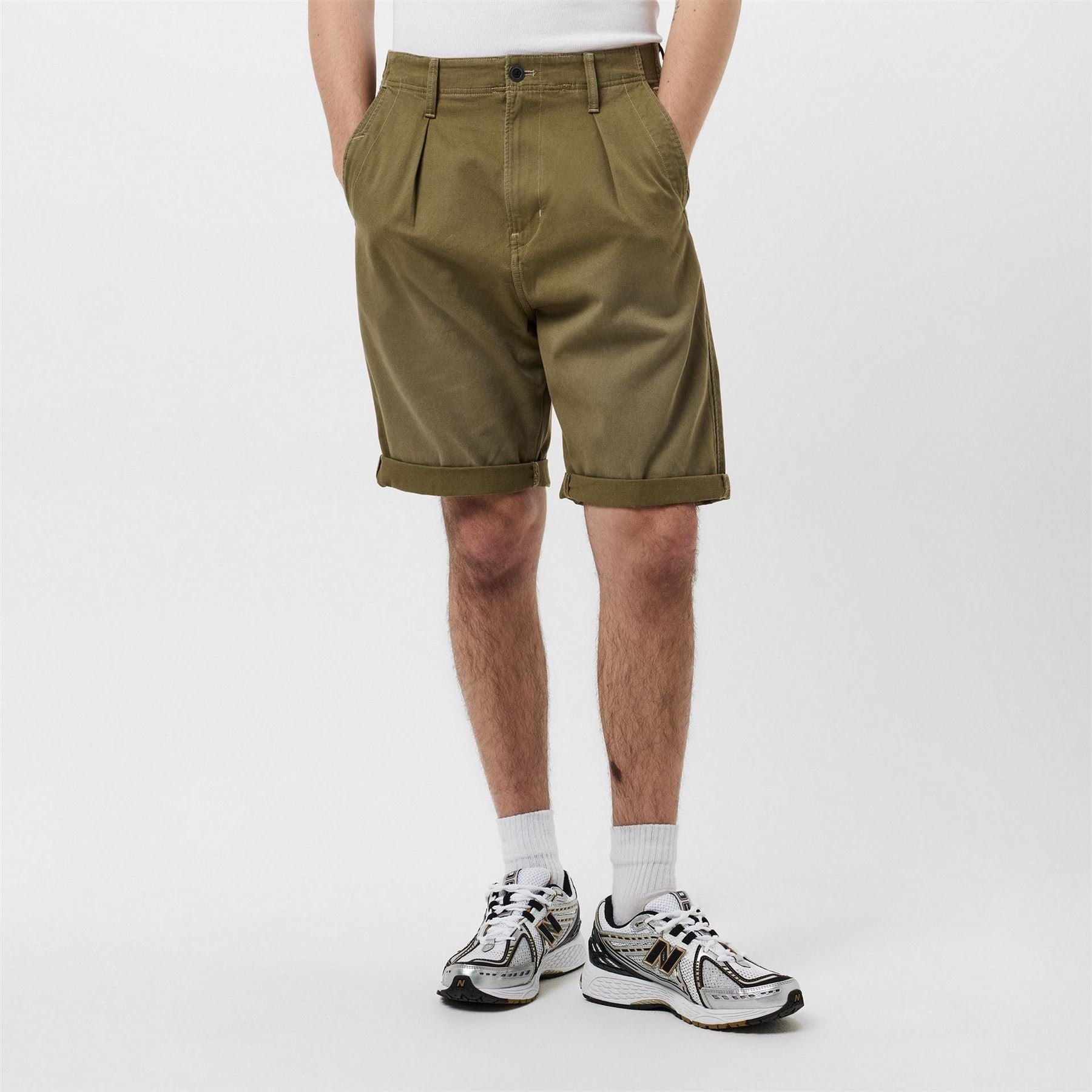 G Star Pleated Shorts