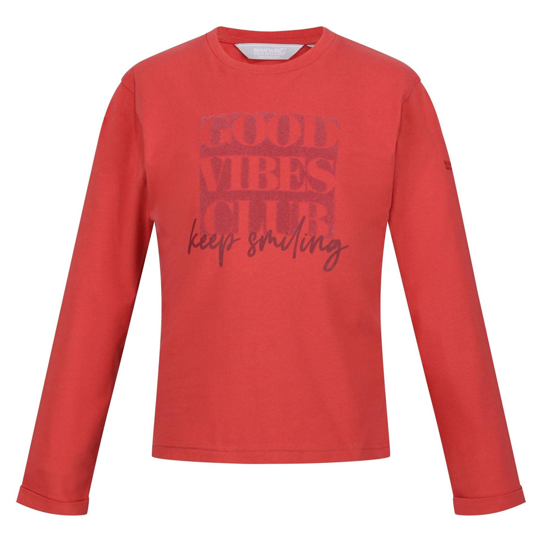 Regatta Lettering Crew Neck Long Sleeve Jersey T-Shirt