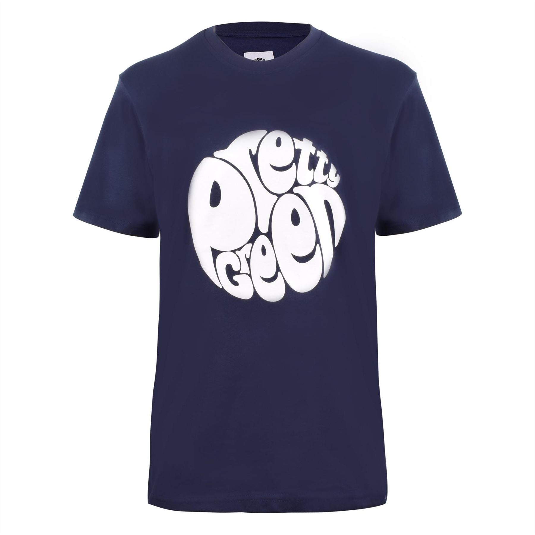 Pretty Green Regular Fit Crew Neck Lettering T-Shirt