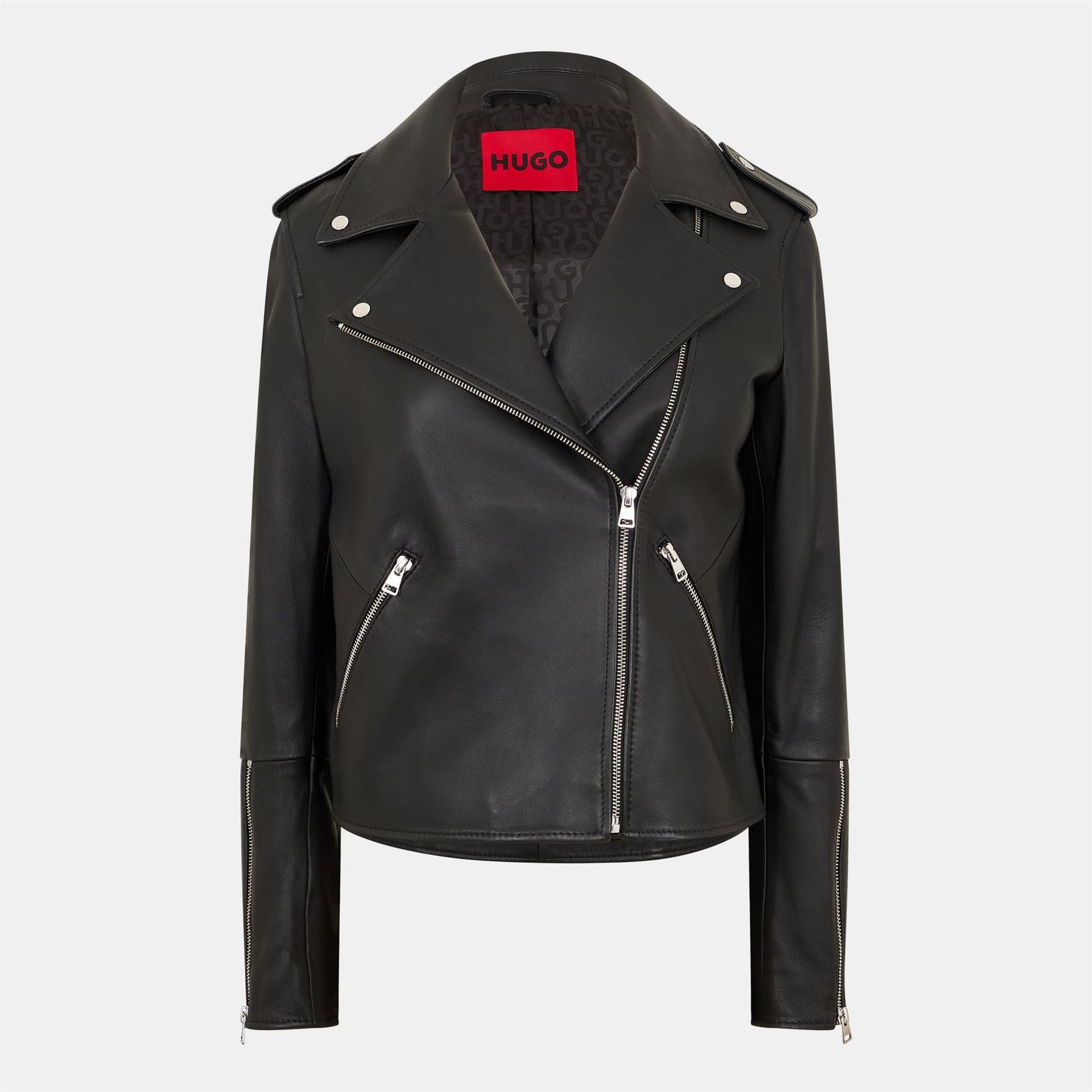 Hugo Short Moto Regular Fit Jacket