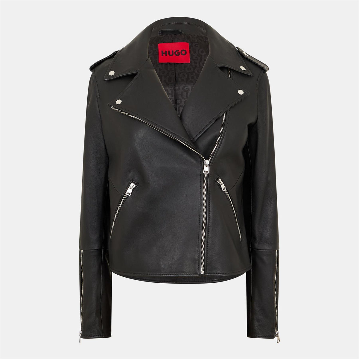 Hugo Short Moto Regular Fit Jacket