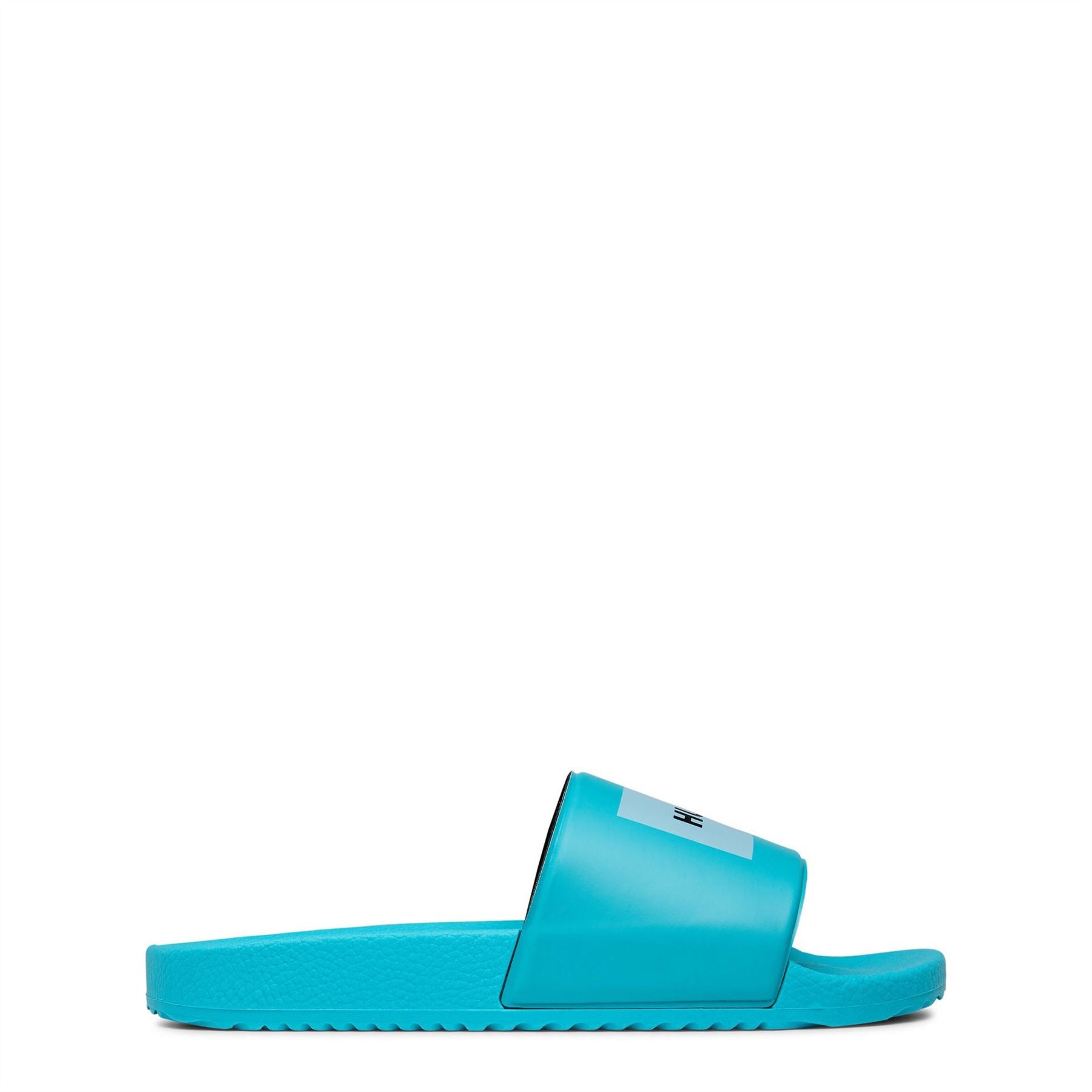 Hugo Logo Print Open Toe Slides