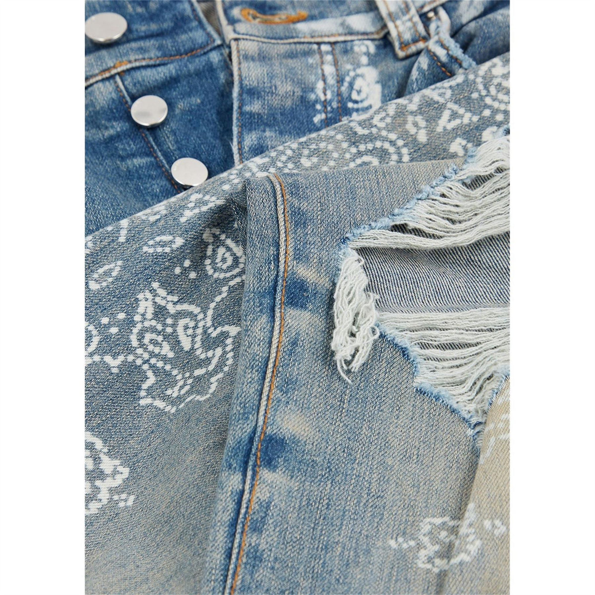 Amiri Bleached Bandana Jeans