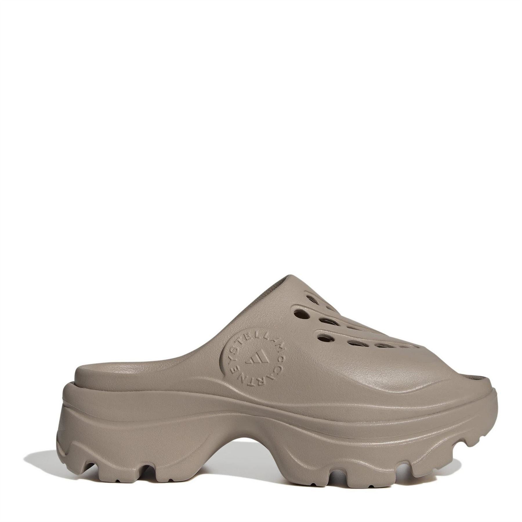 adidas Open Toe Lug Sole Slip On Shuv Clogs