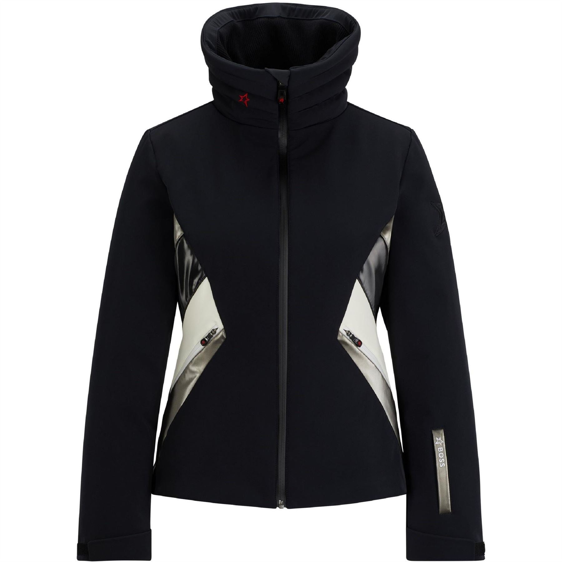 Boss Solid Patterned Regular Fit Ski Jacket