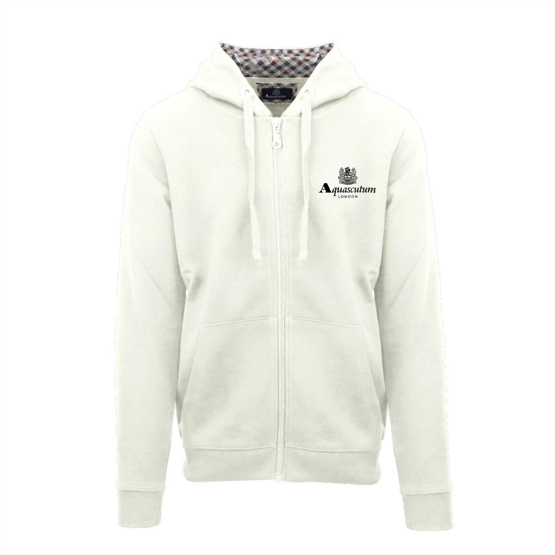 Aquascutum Zip Hooded Sweatshirt