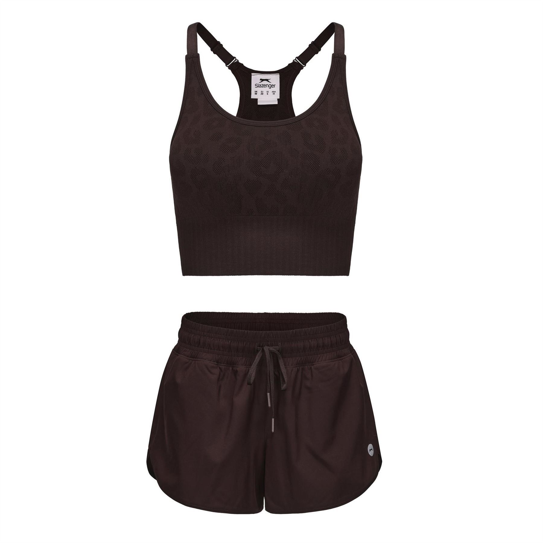 Slazenger Scoop Neck Sleeveless Bra and Set