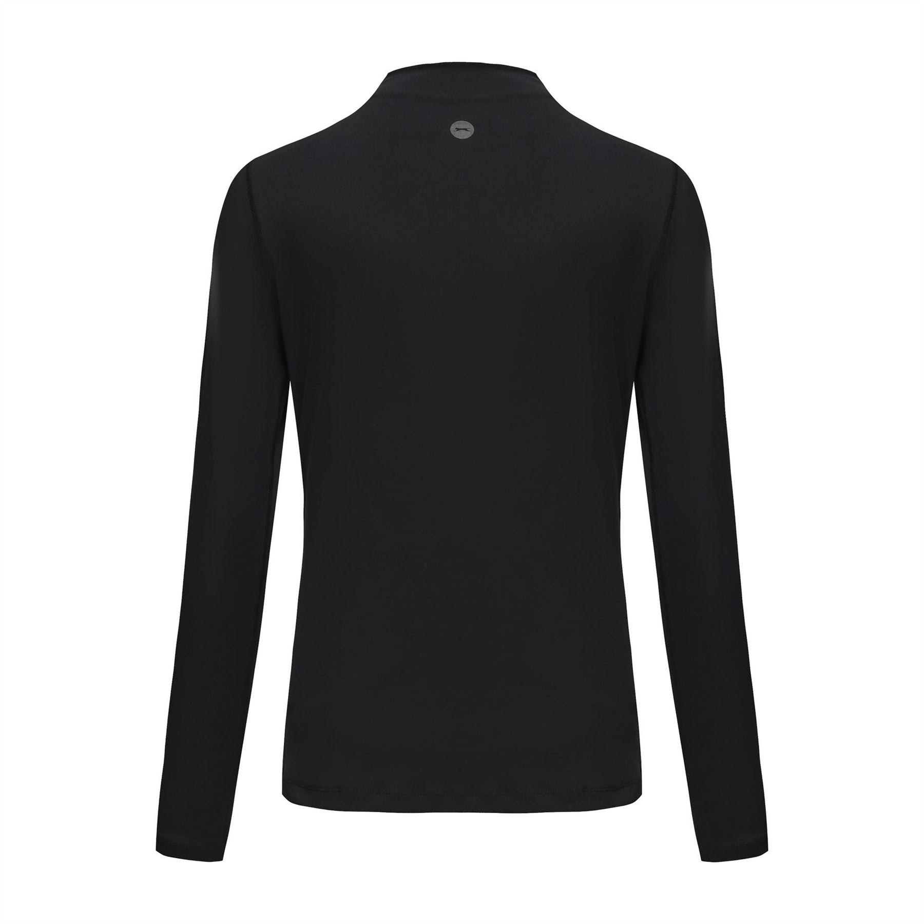 Slazenger Fitness Solid Patterned Full Zipper Band Collared Track Jacket