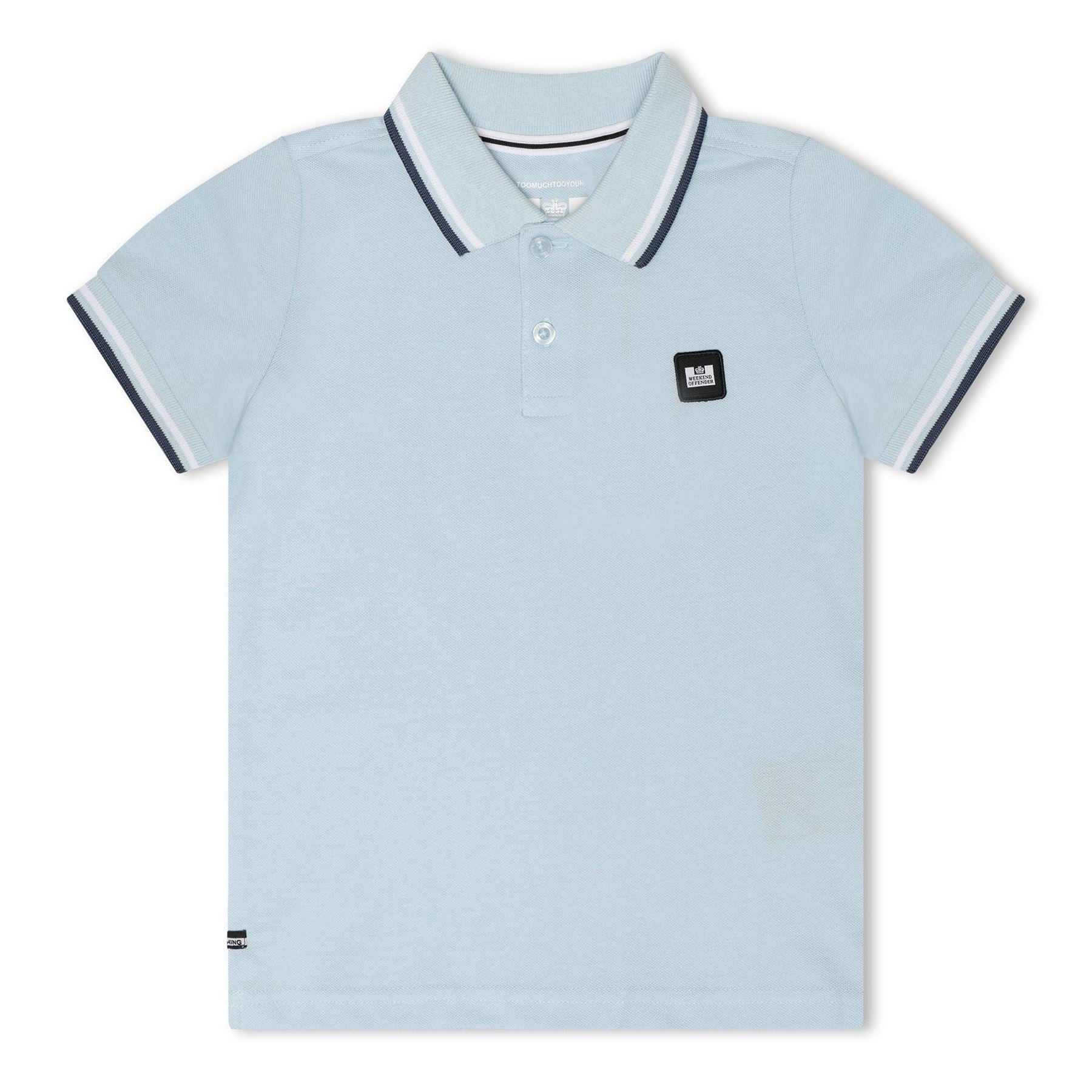 Weekend Offender Amorite Tipped Polo Shirt
