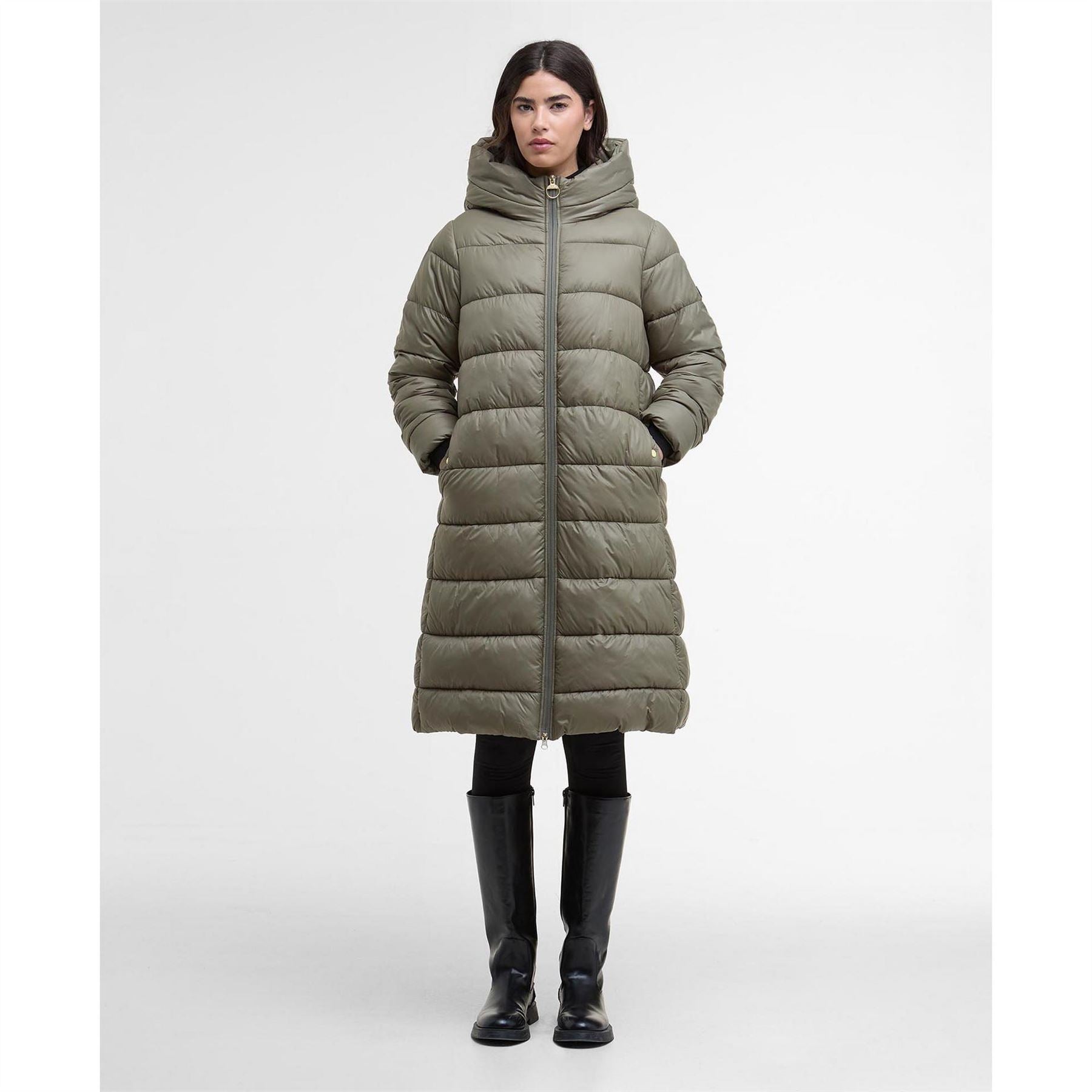 Barbour International Longline Puffer Jacket