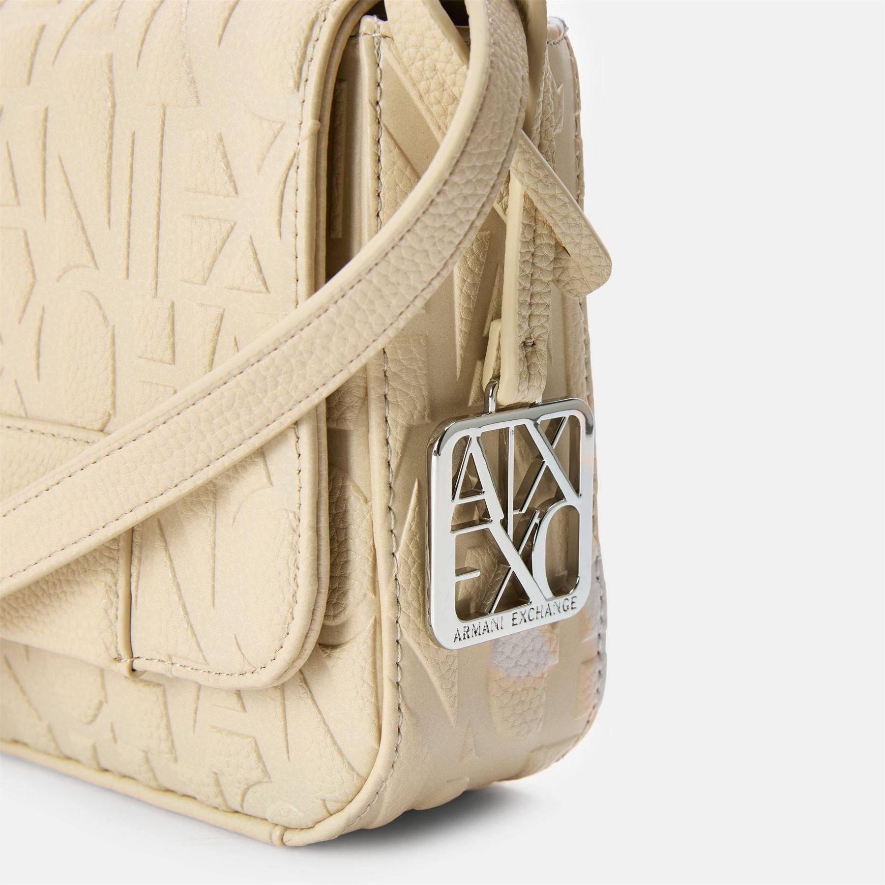 Armani Exchange Exchange Messenger Bag with Silver-Tone Hardware