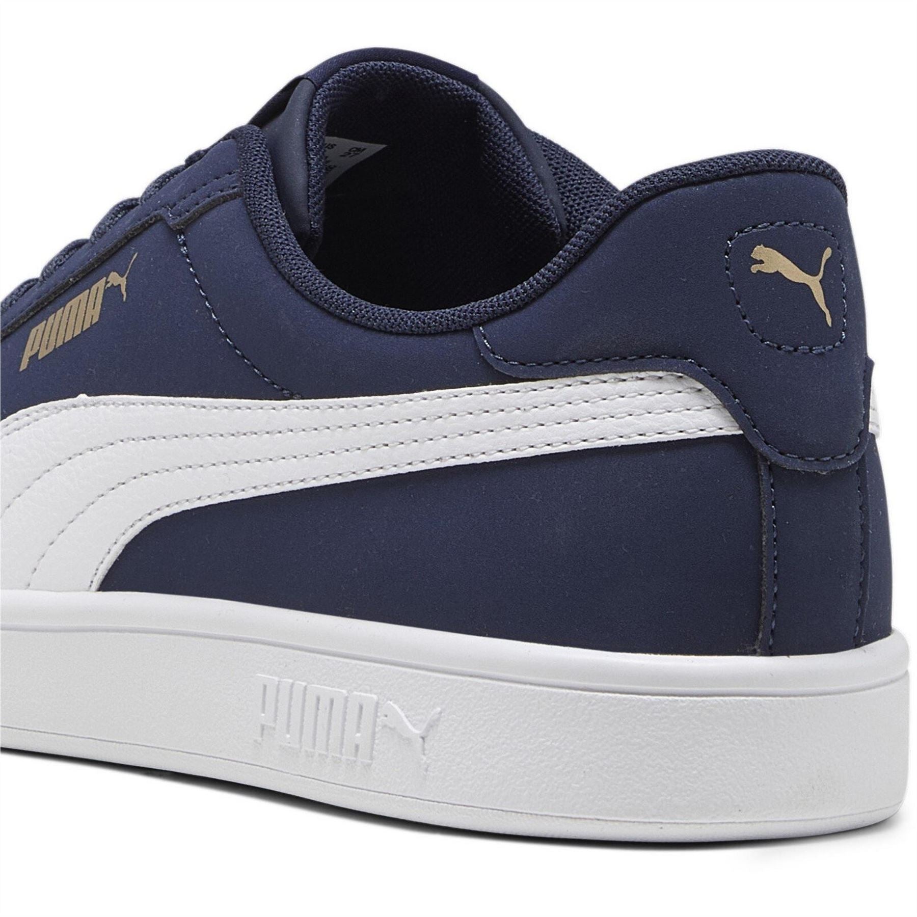 Puma Smash 3.0 Buck Low Top Lace-Up Sneakers