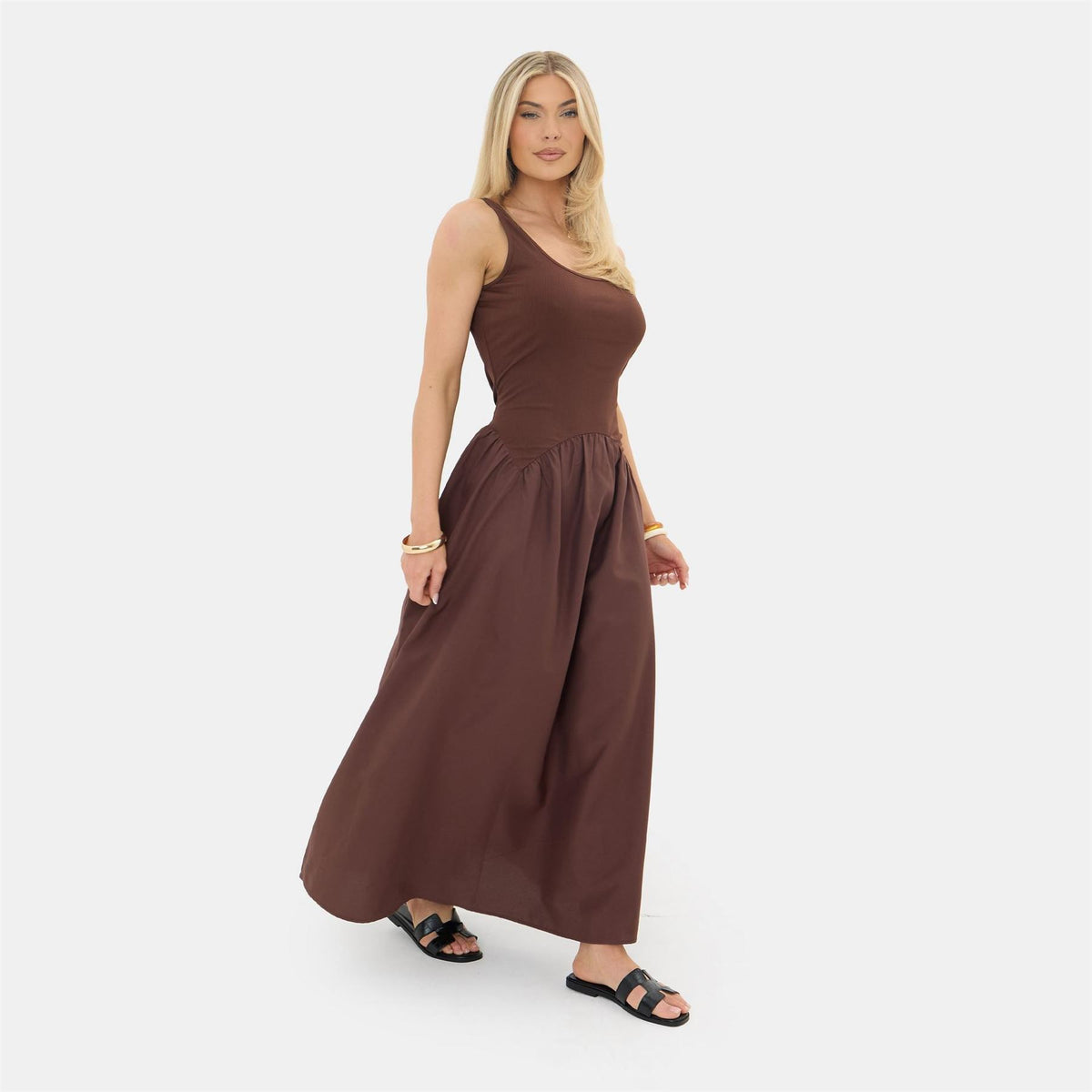 I Saw It First Woven Maxi Dress