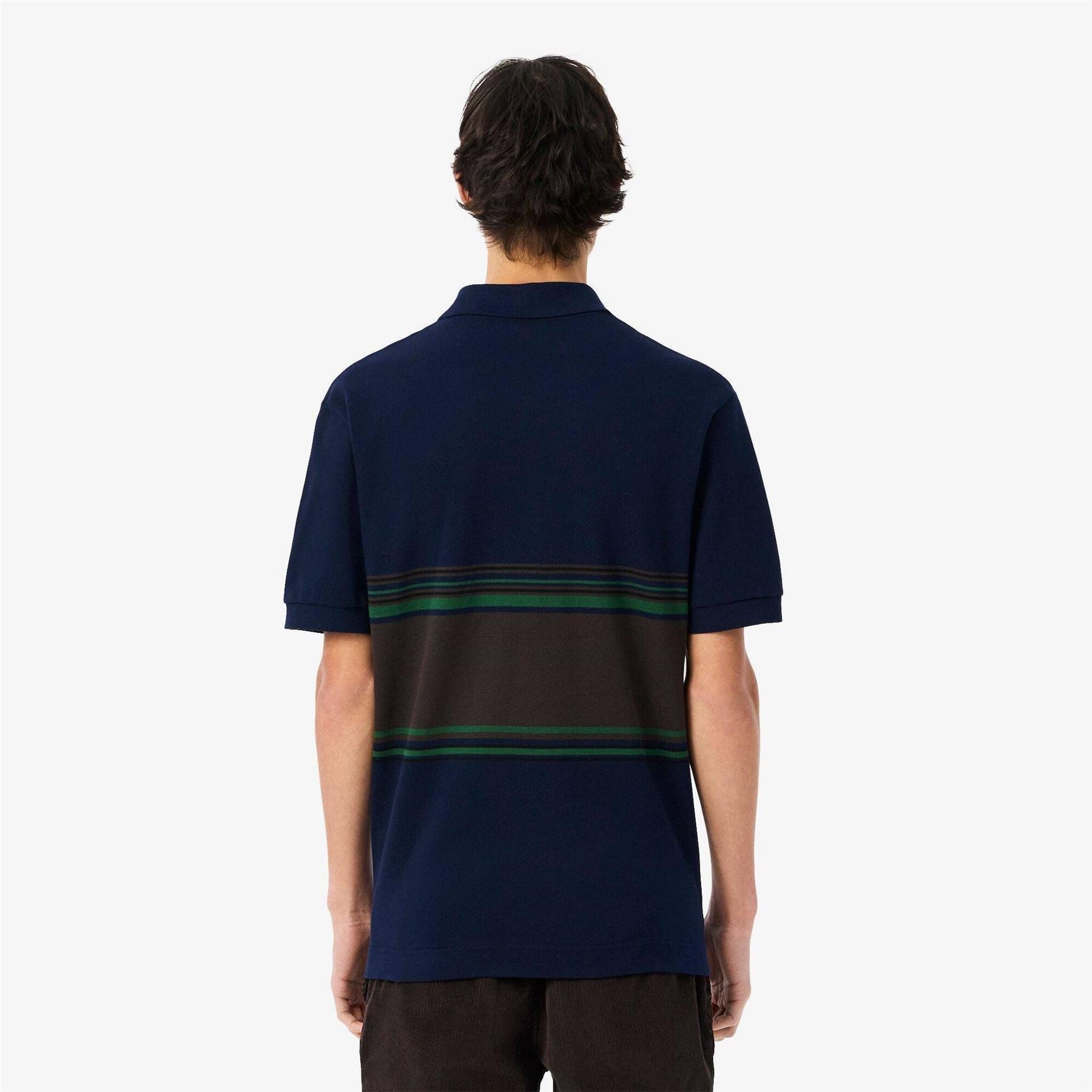 Lacoste Crocodile Logo Collared Short Sleeve Polo Shirt