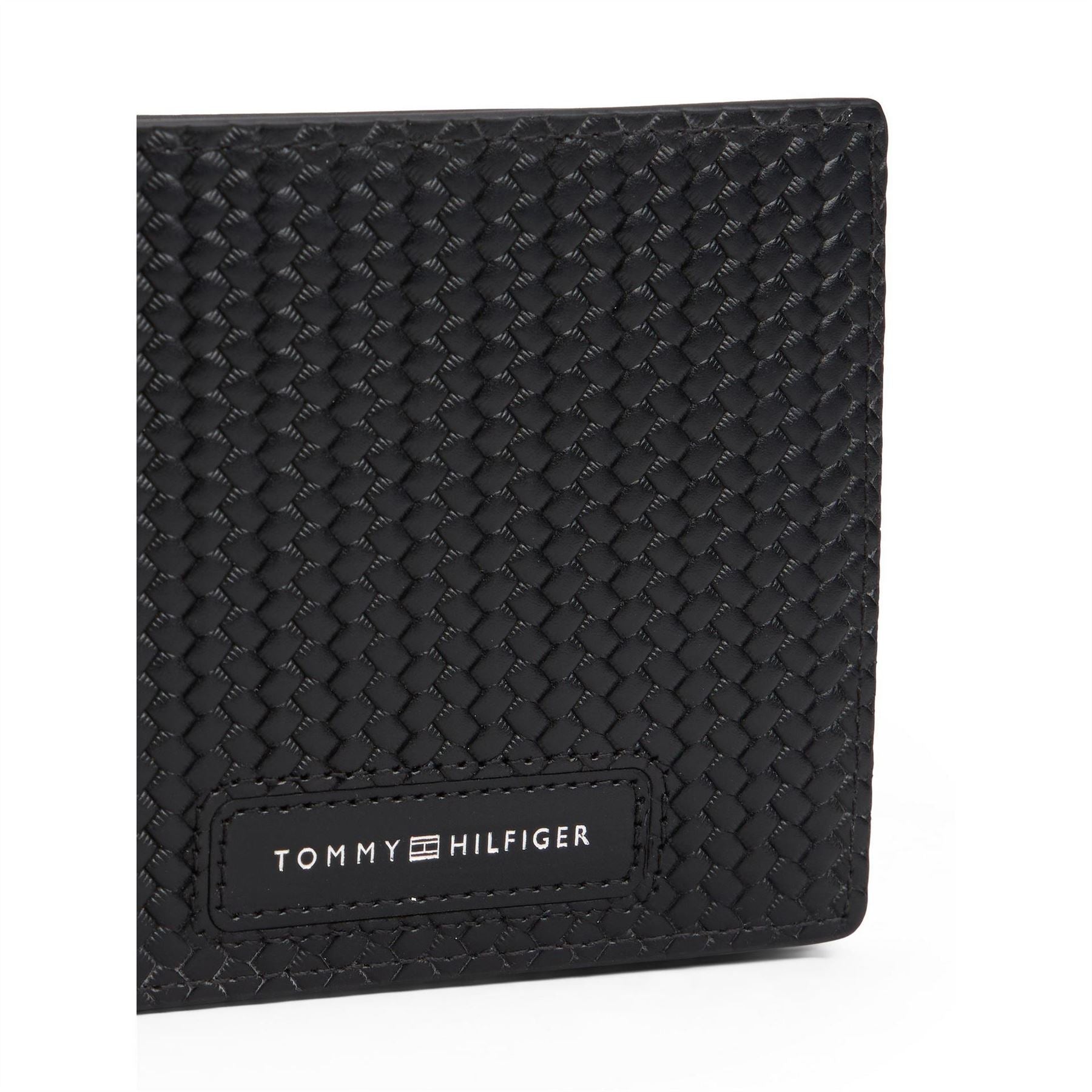 Tommy Hilfiger Woven Texture Billfold Wallet With Coin Pocket