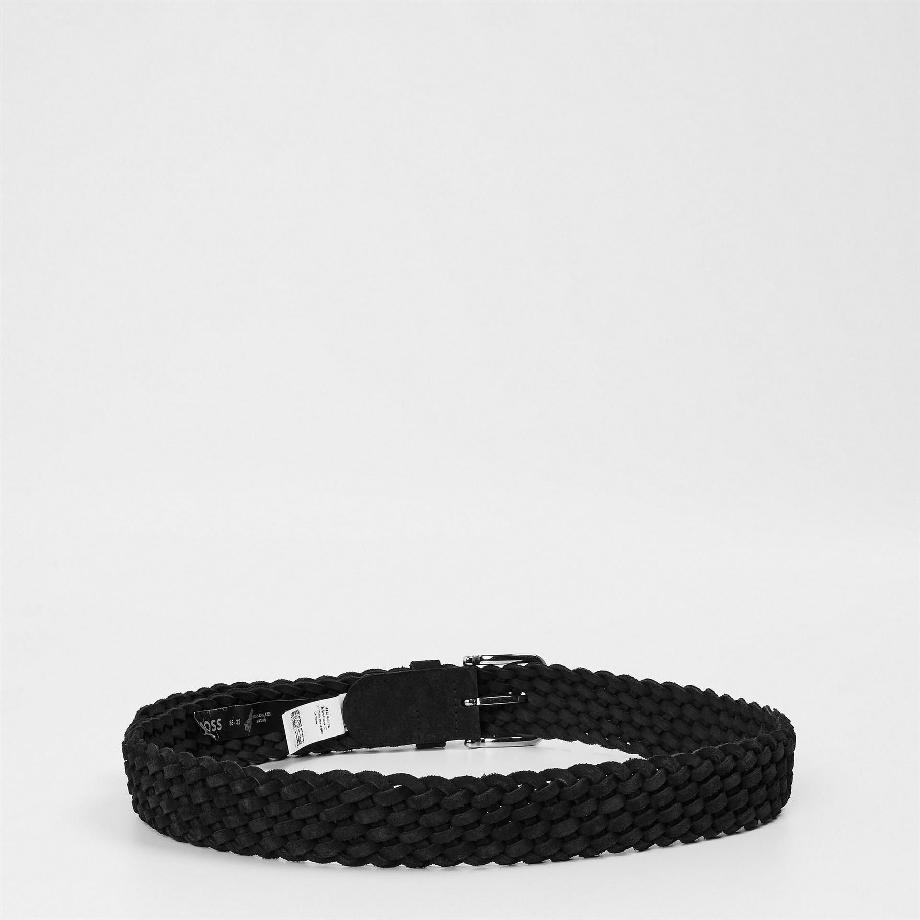 Boss Leather Pin Buckle Belt with Logo
