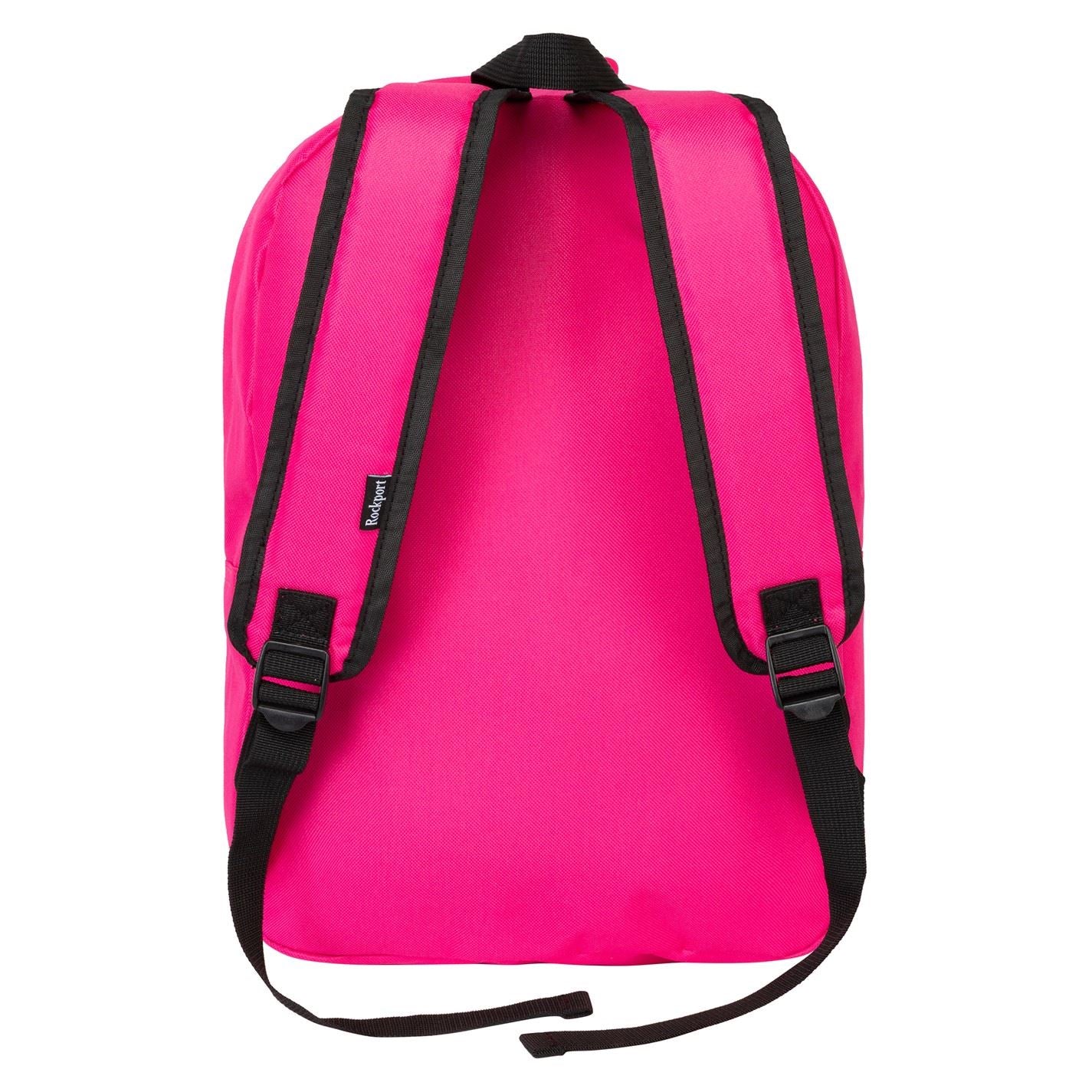 Rockport Solid Patterned Med Backpack with Logo