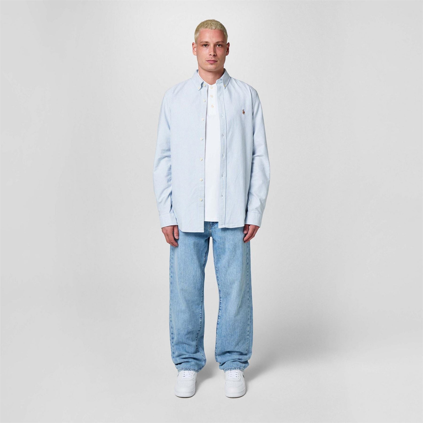 Polo Ralph Lauren Slim Fit Striped Oxford Shirt