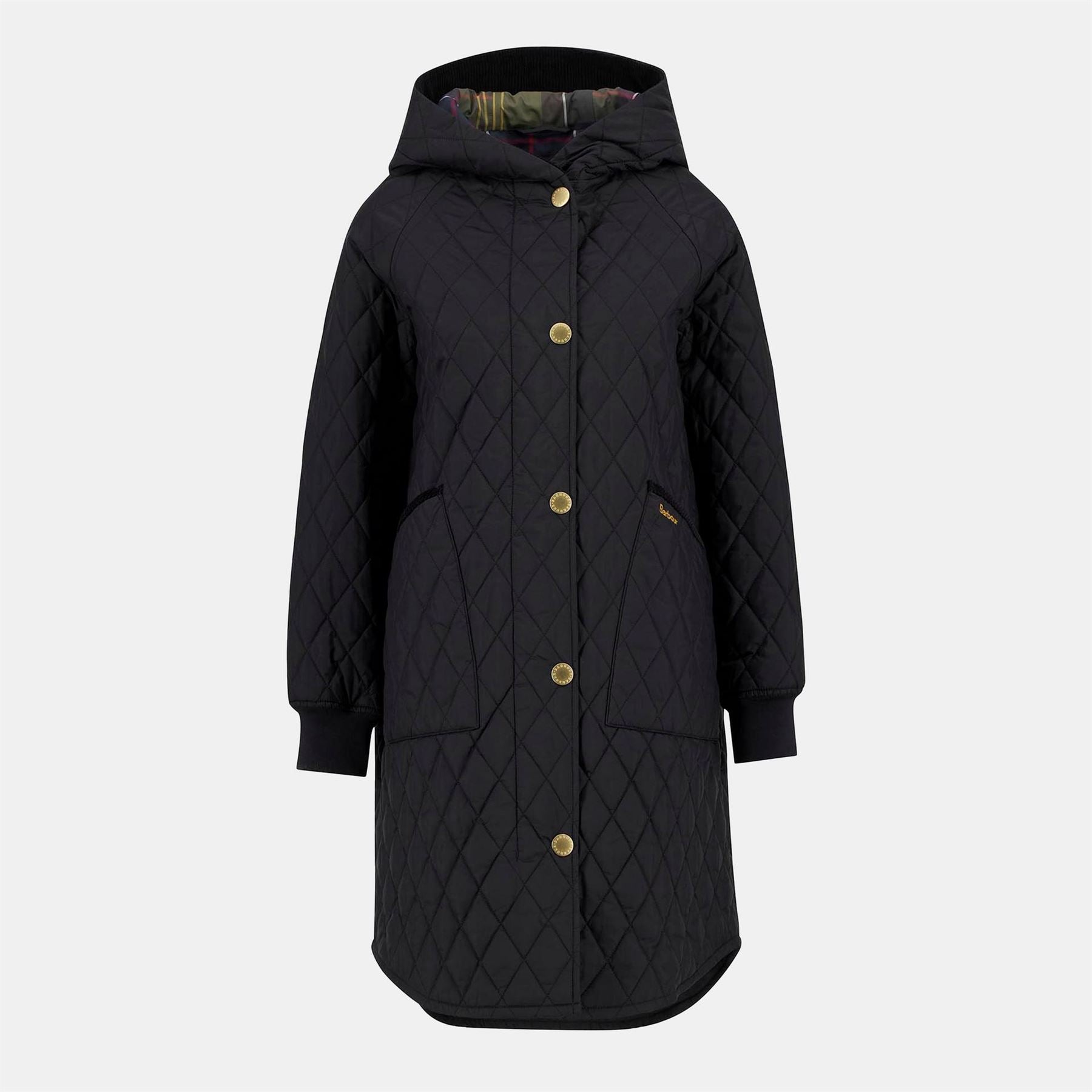Barbour Hilary Hooded Long Sleeve Quilted Jacket