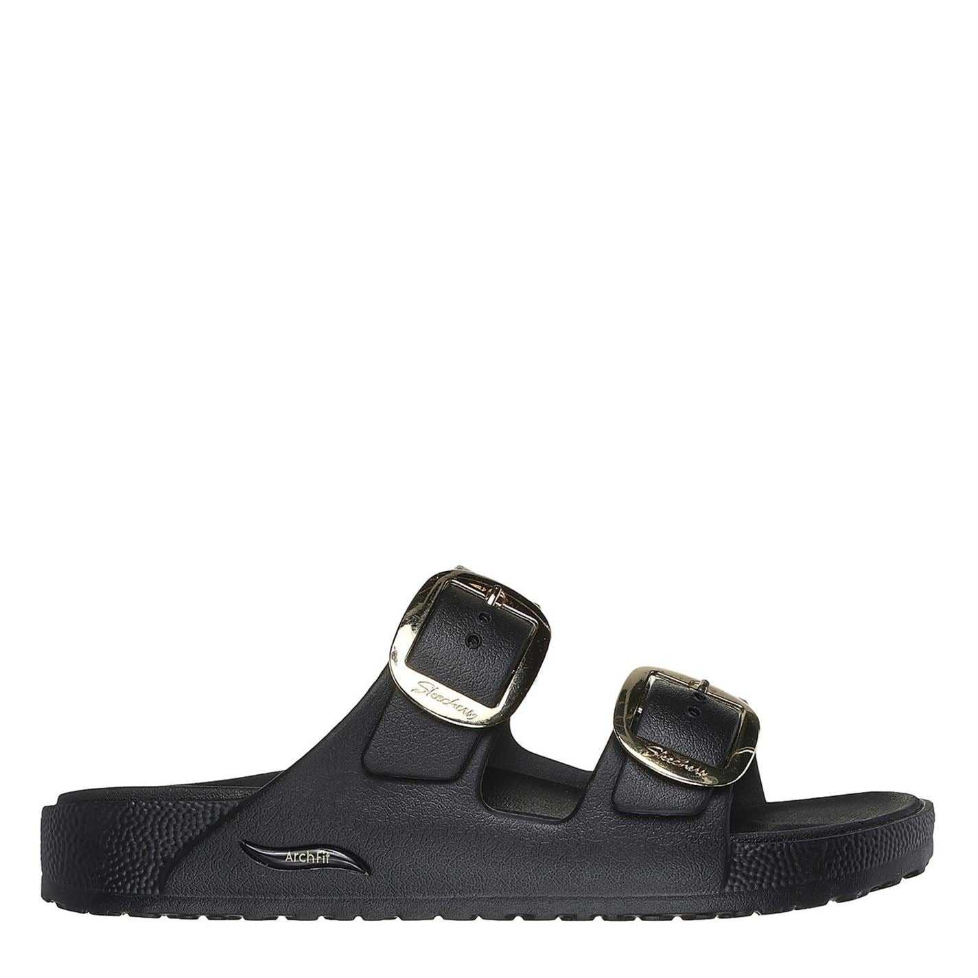 Skechers Molded Double Band Flat Slide Sandals
