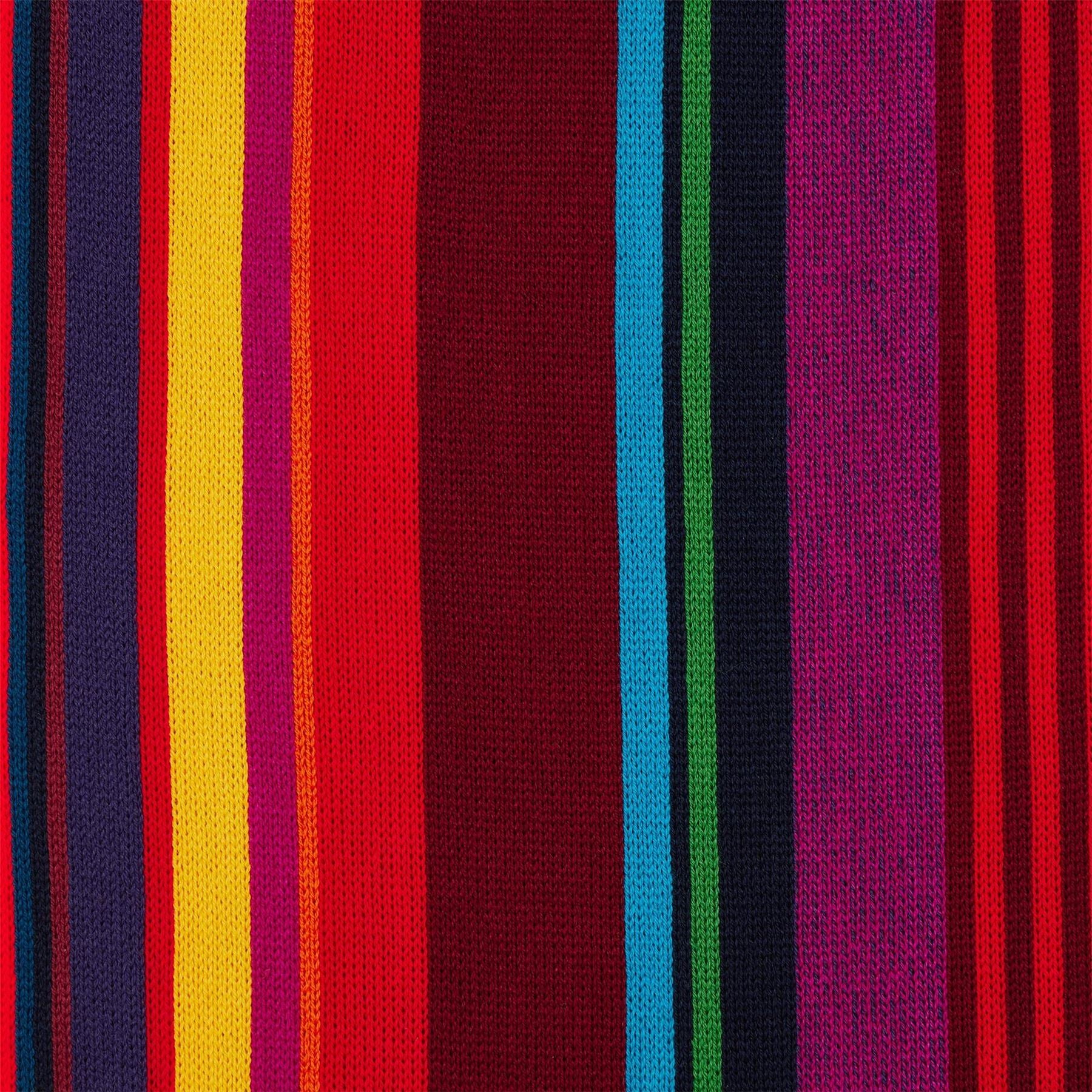 Paul Smith Twisted Stripe Wool Knitted Scarf