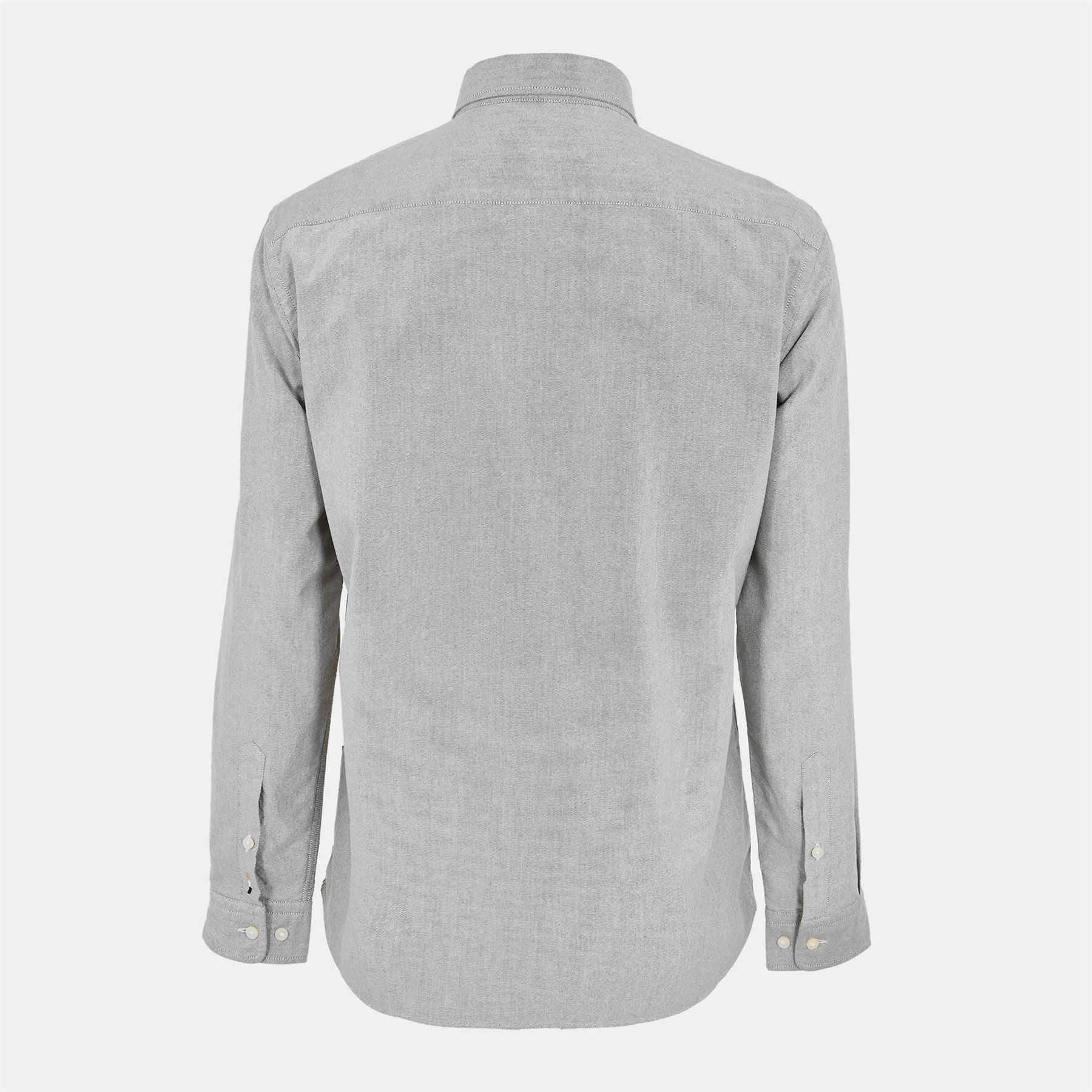Boss Collared Neck Button Down Long Sleeve Shirt