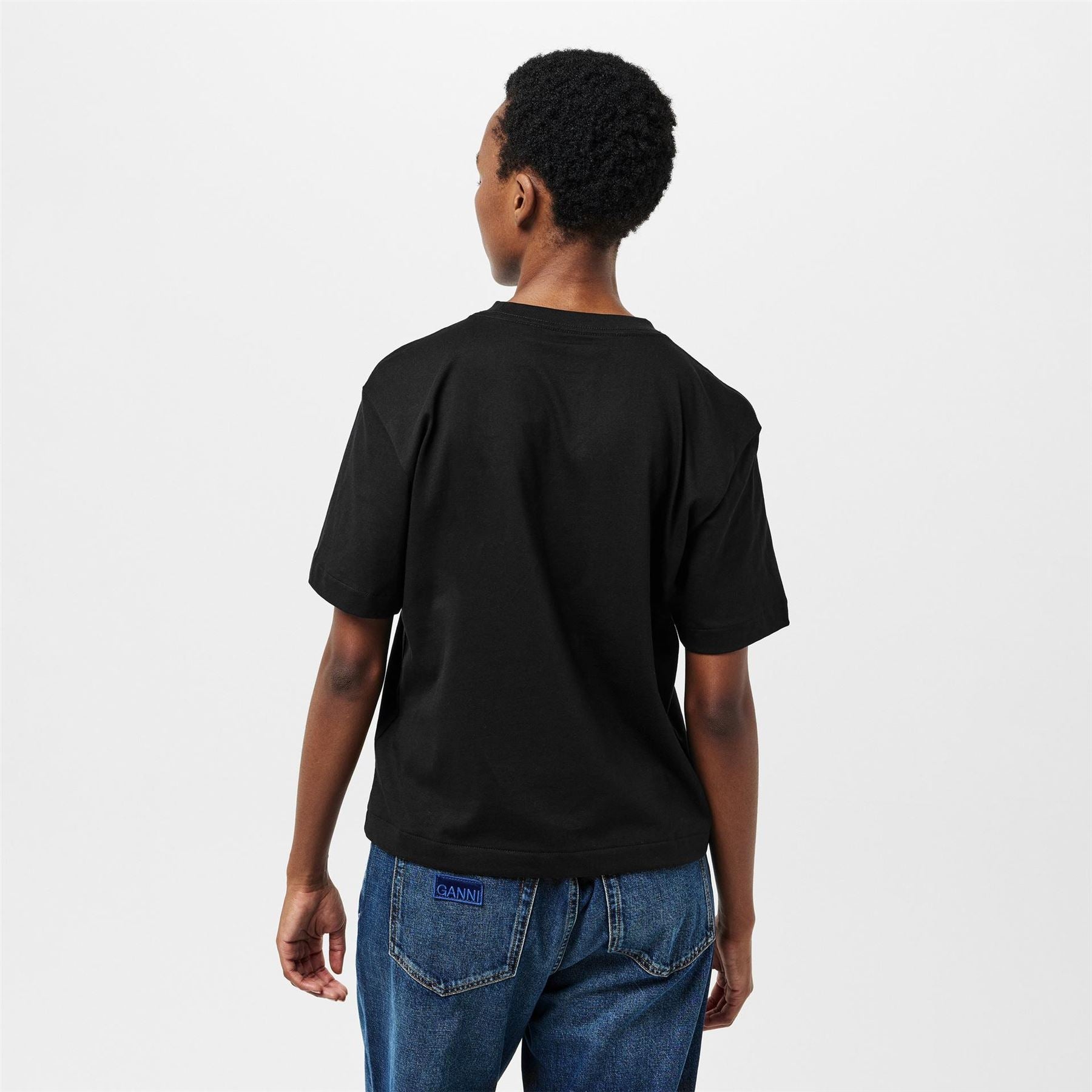 Calvin Klein Jeans Boxy Fit Lettering Short Sleeve T-Shirt