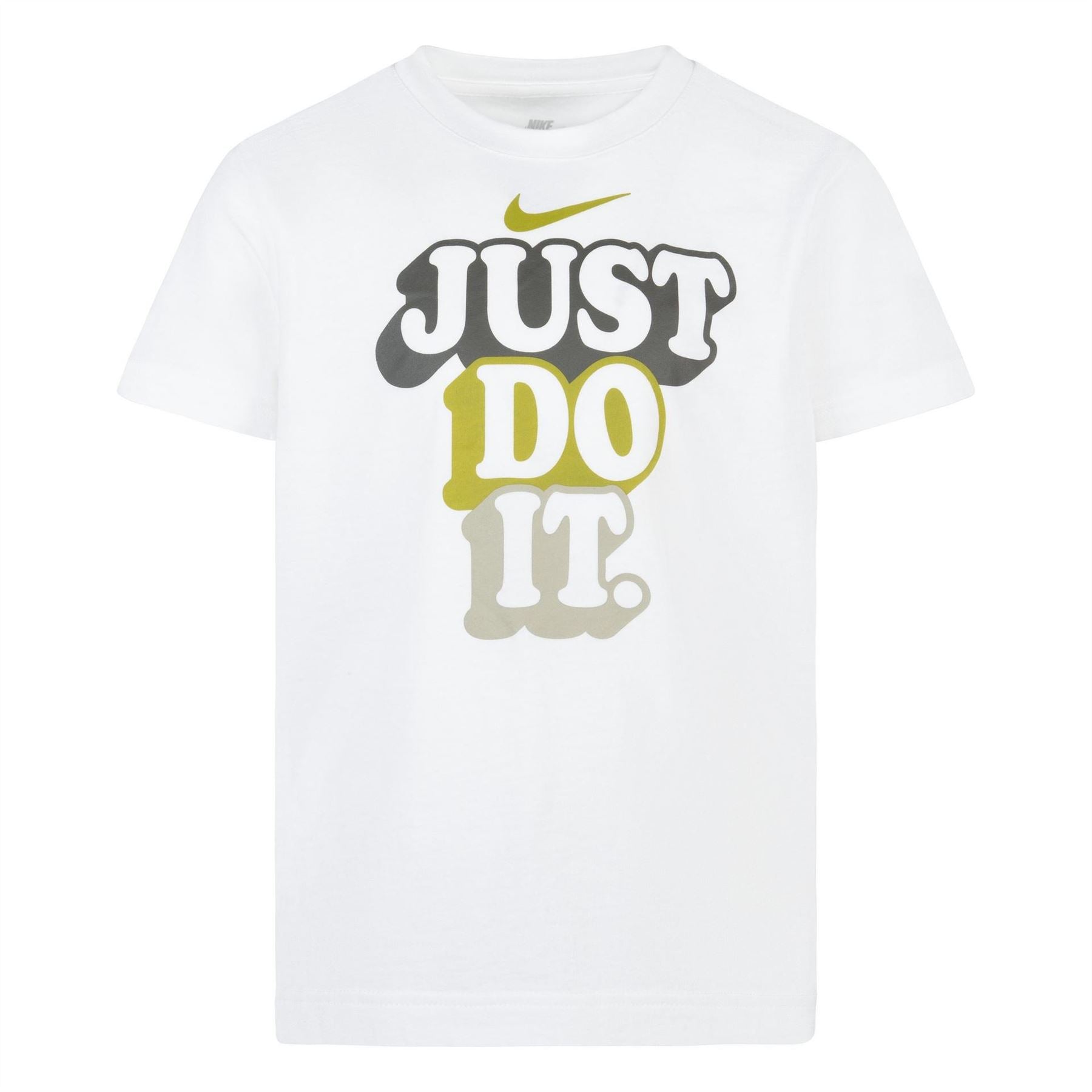 Nike Regular Fit Lettering Crew Neck T-Shirt